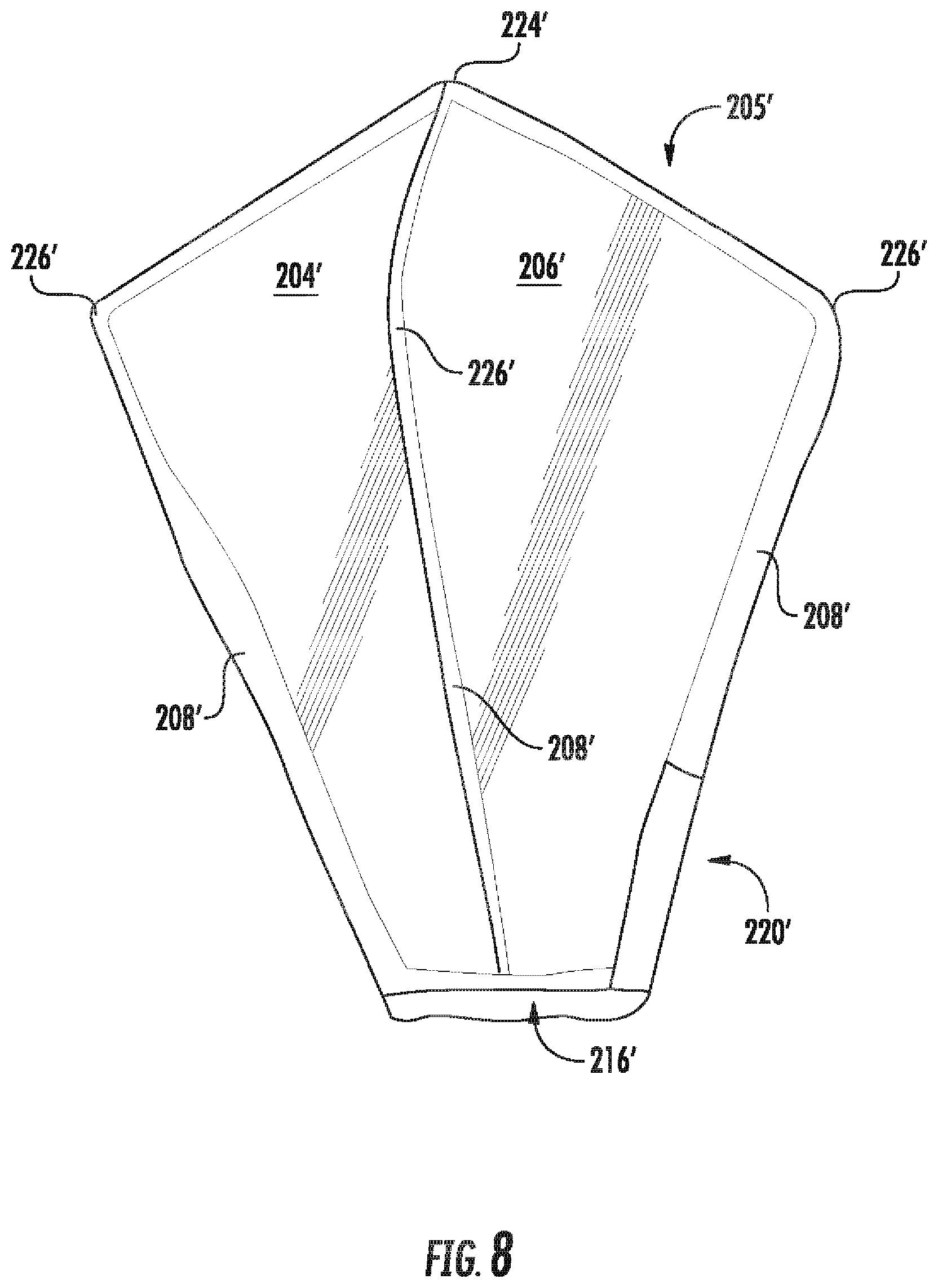 Patent US12137638 Figure 8 – Plant cover device with upper end and lower tubular end and related methods
