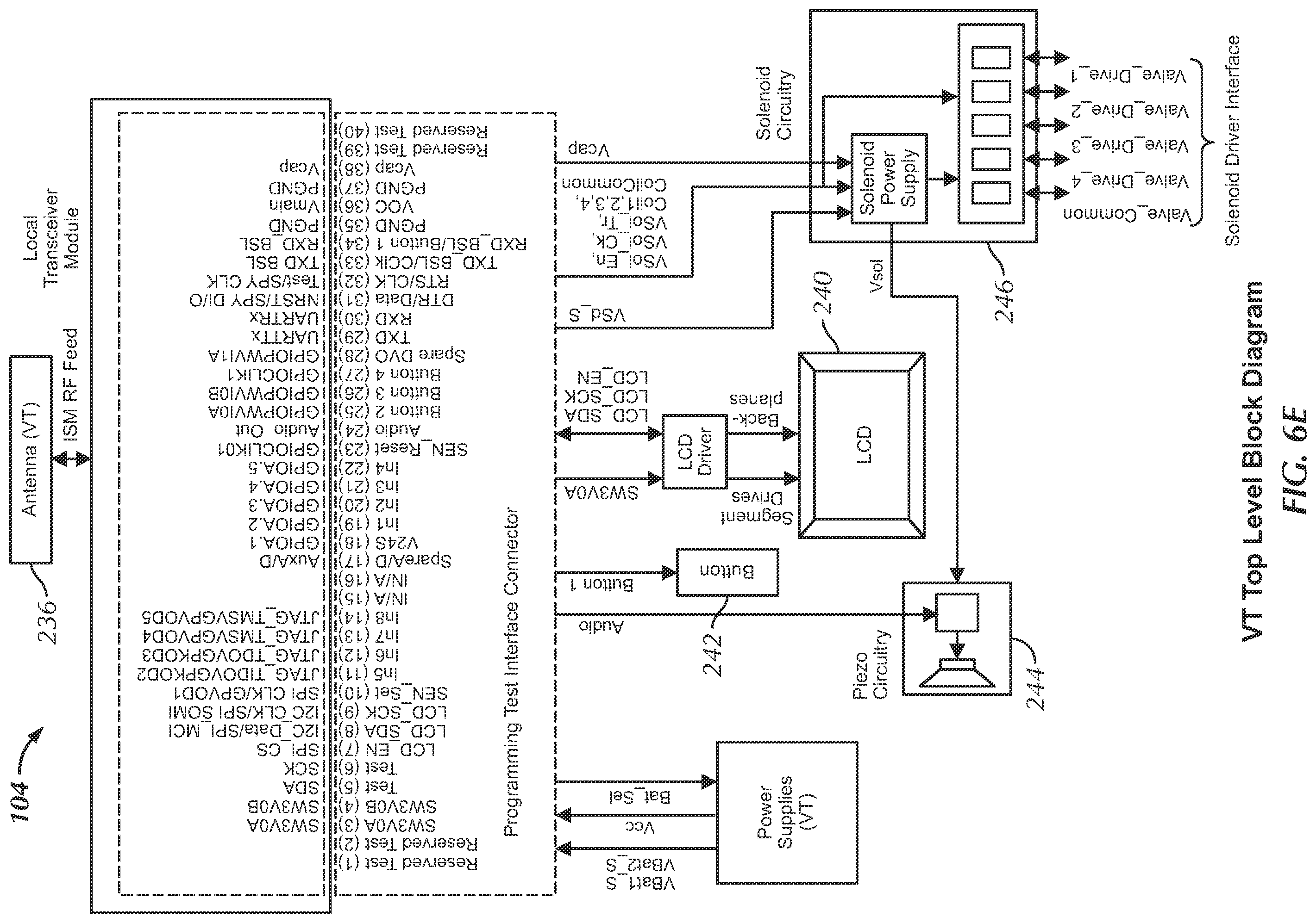 Patent US12137639 Figure 7 – Wireless irrigation control