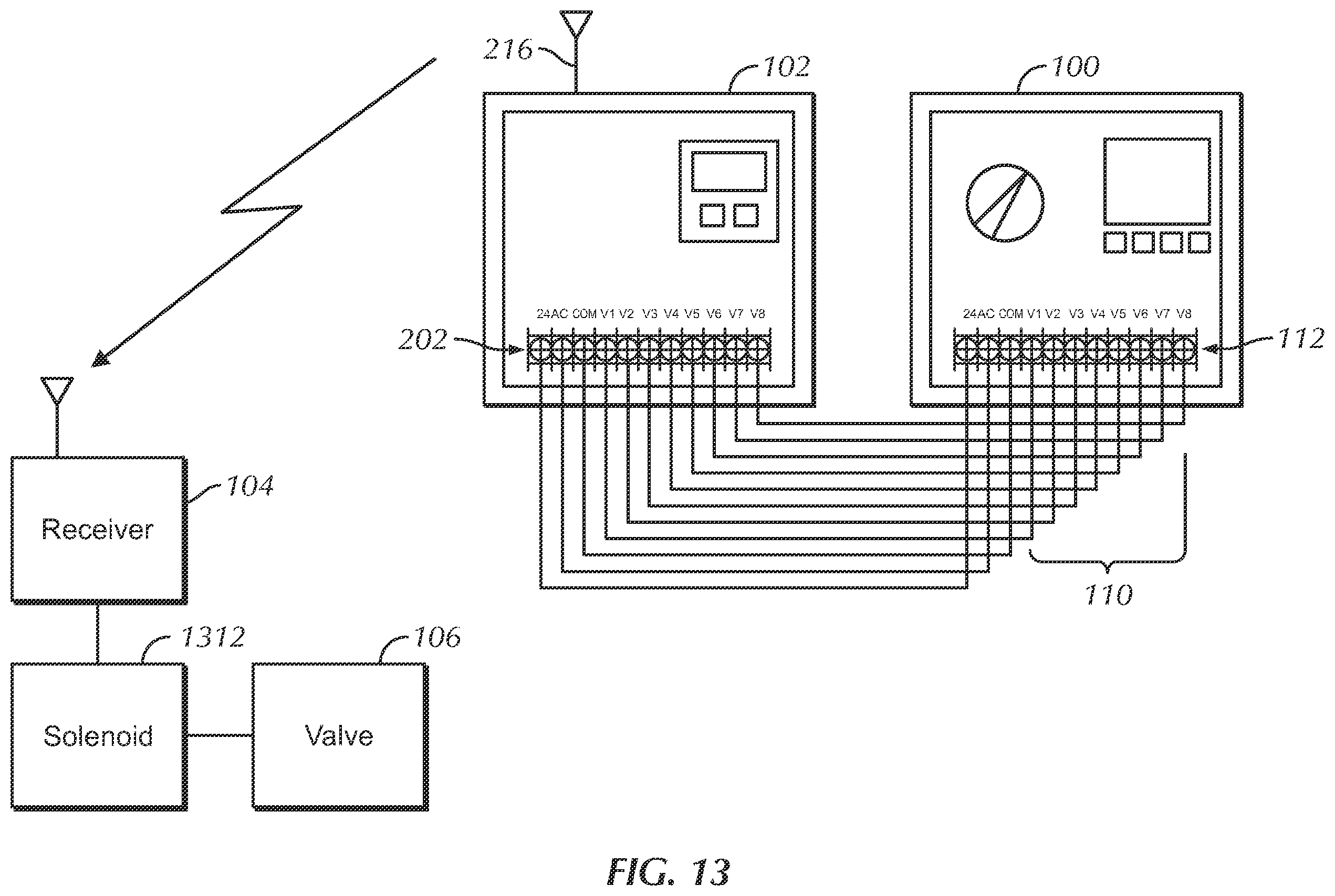 Patent US12137639 Figure 16 – Wireless irrigation control