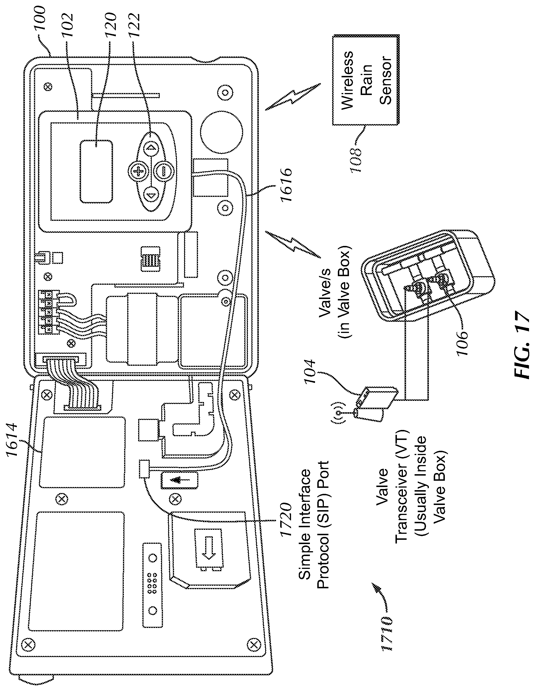Patent US12137639 Figure 20 – Wireless irrigation control