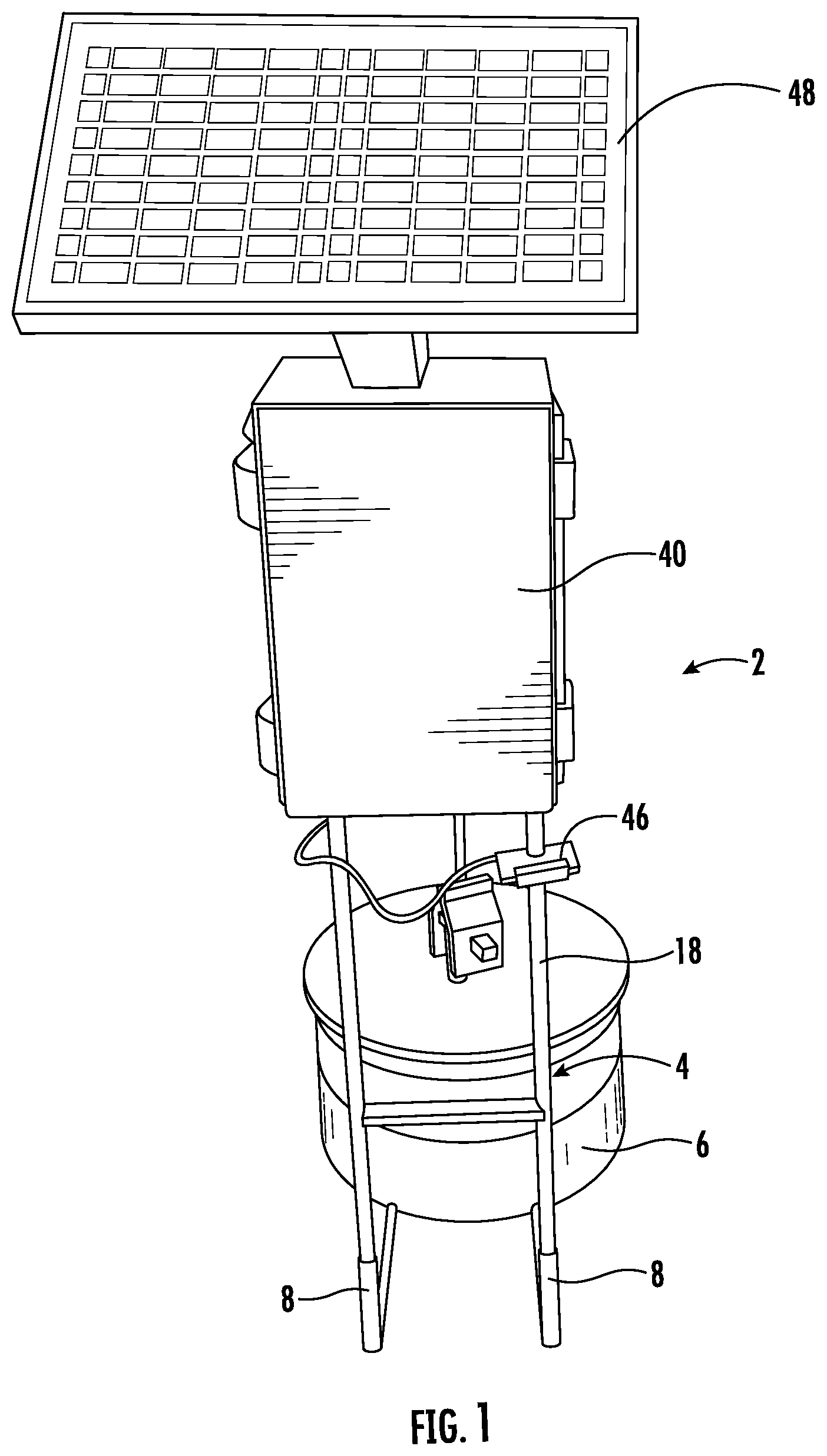 Patent US12137640 — Sustainable residential yard flood irrigation valve system with controller — Figure 1