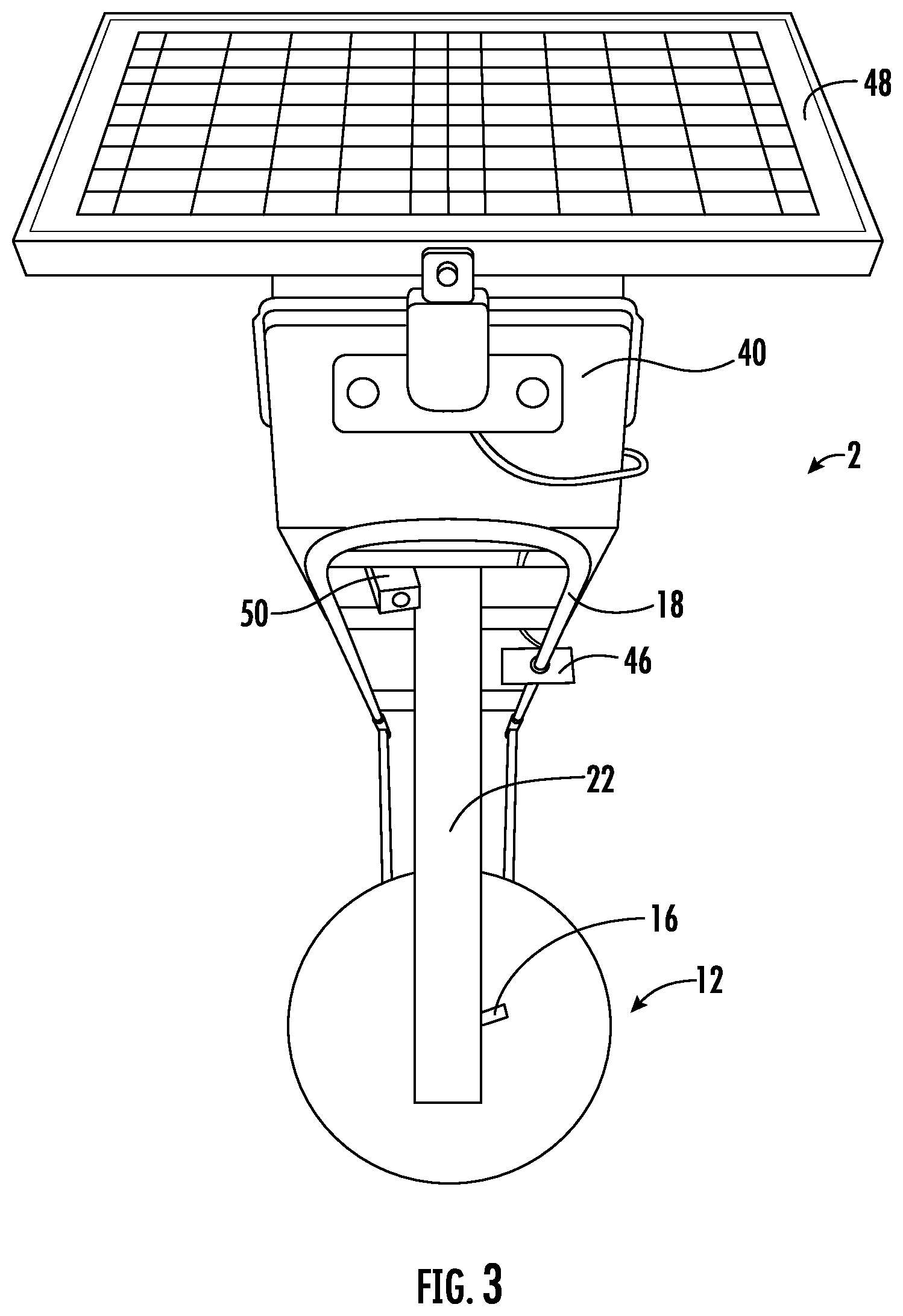 Patent US12137640 Figure 3 – Sustainable residential yard flood irrigation valve system with controller