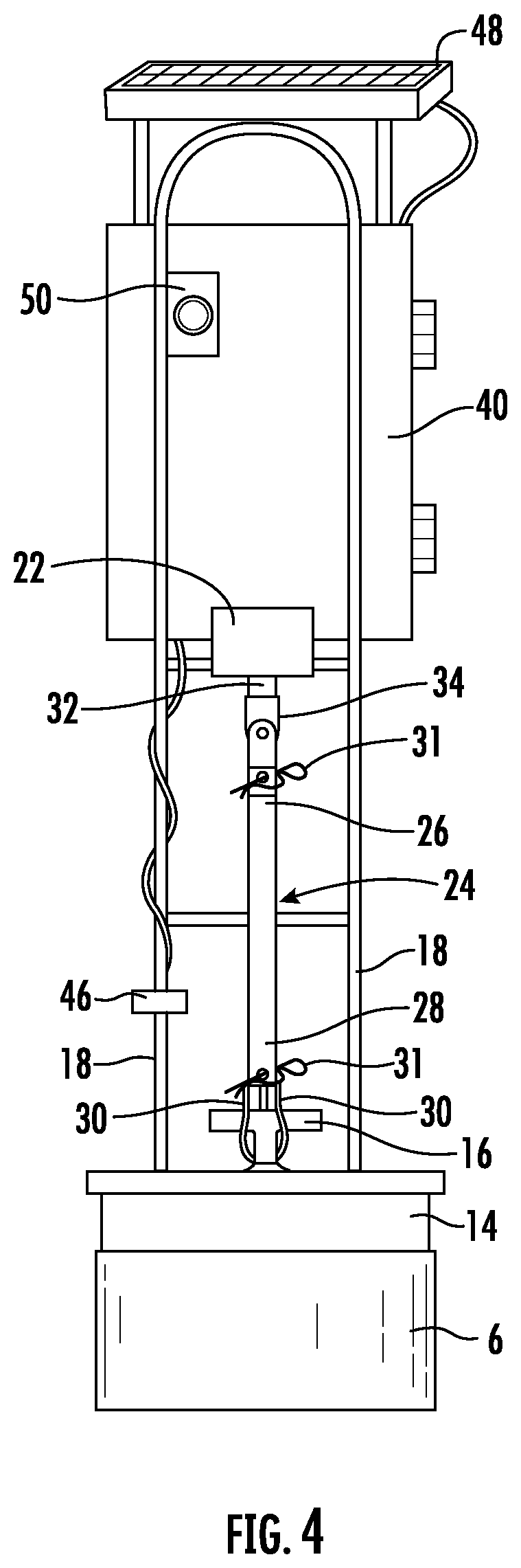 Patent US12137640 Figure 4 – Sustainable residential yard flood irrigation valve system with controller
