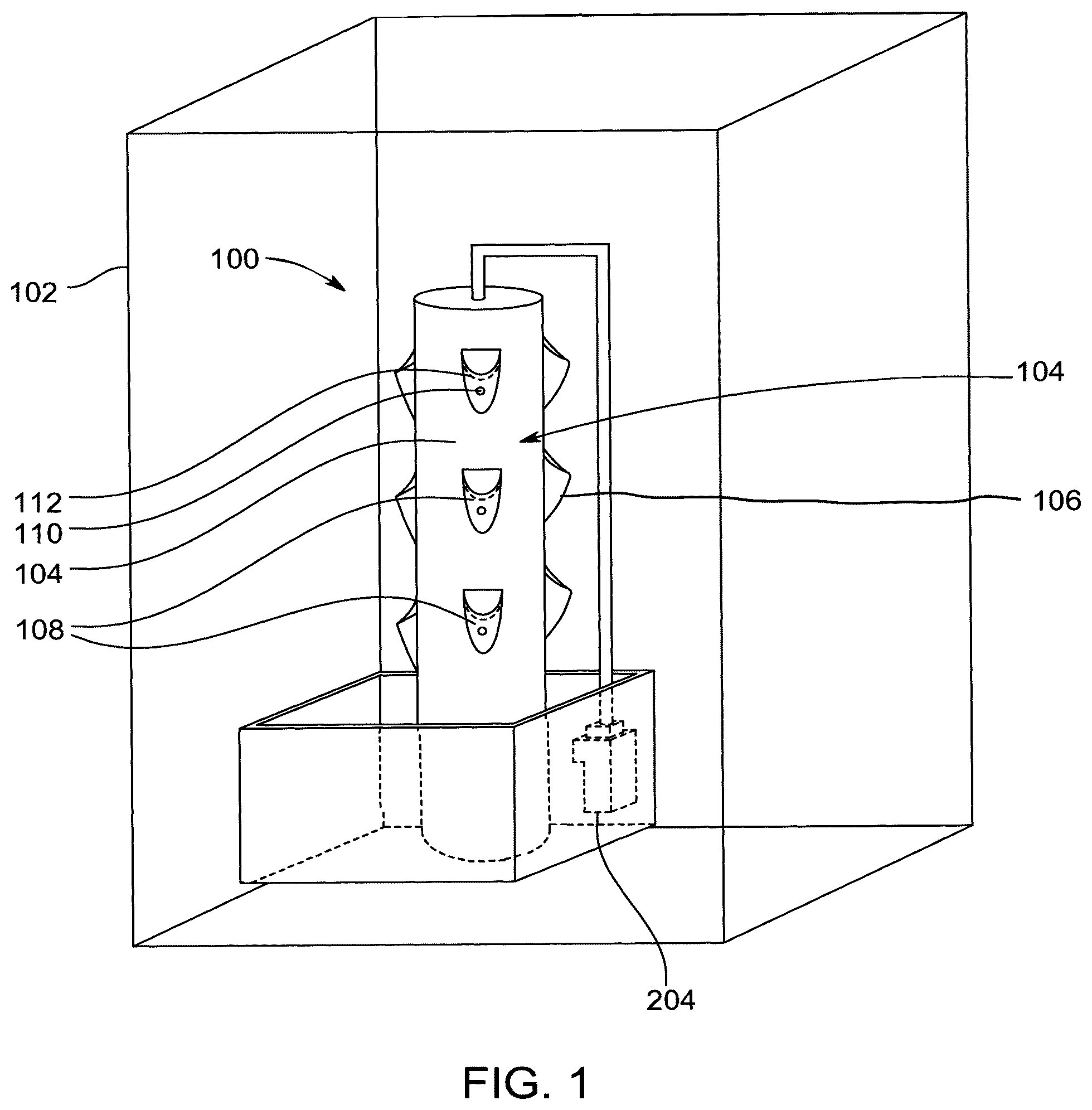 Patent US12137644 Figure 1 – Method for vertical farming