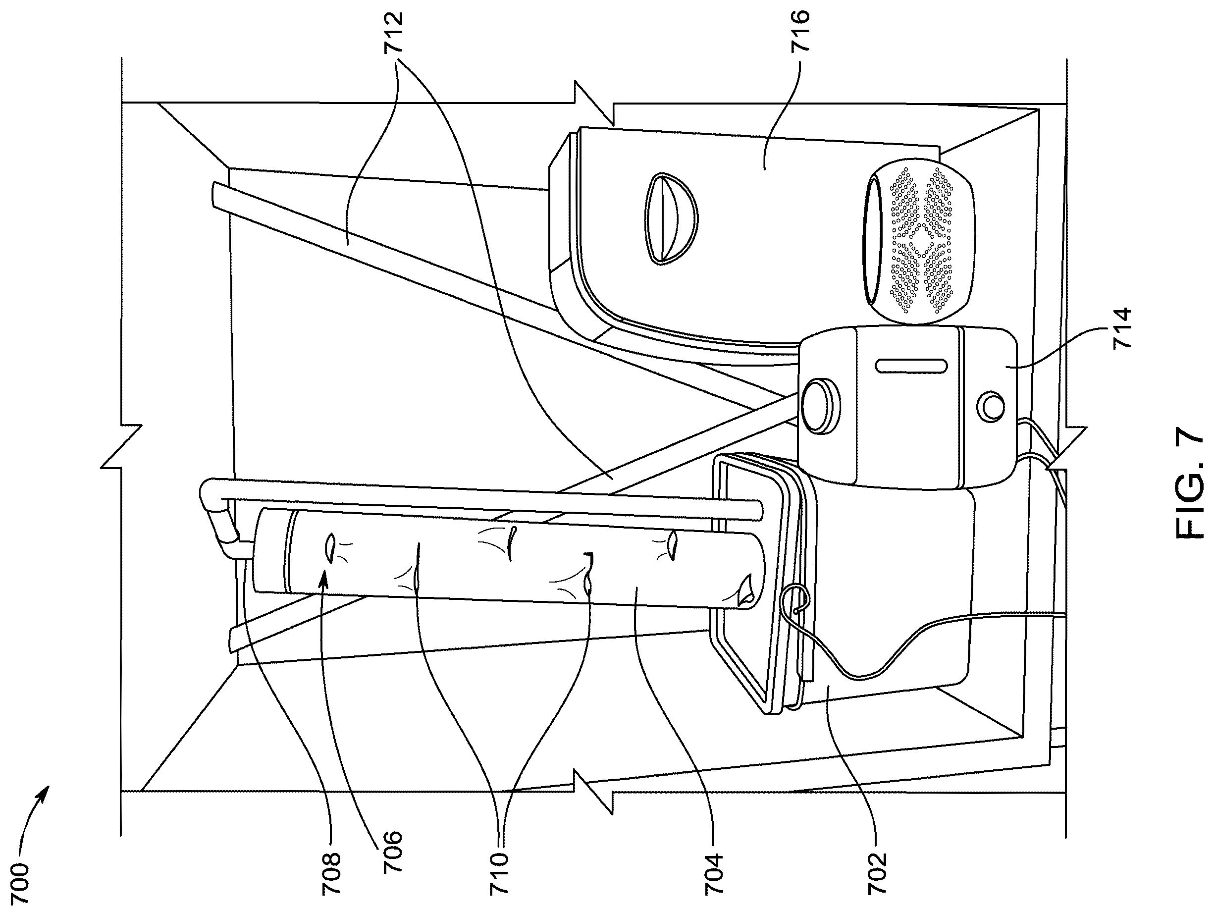 Patent US12137646 Figure 7 – Tower garden for vertical farming