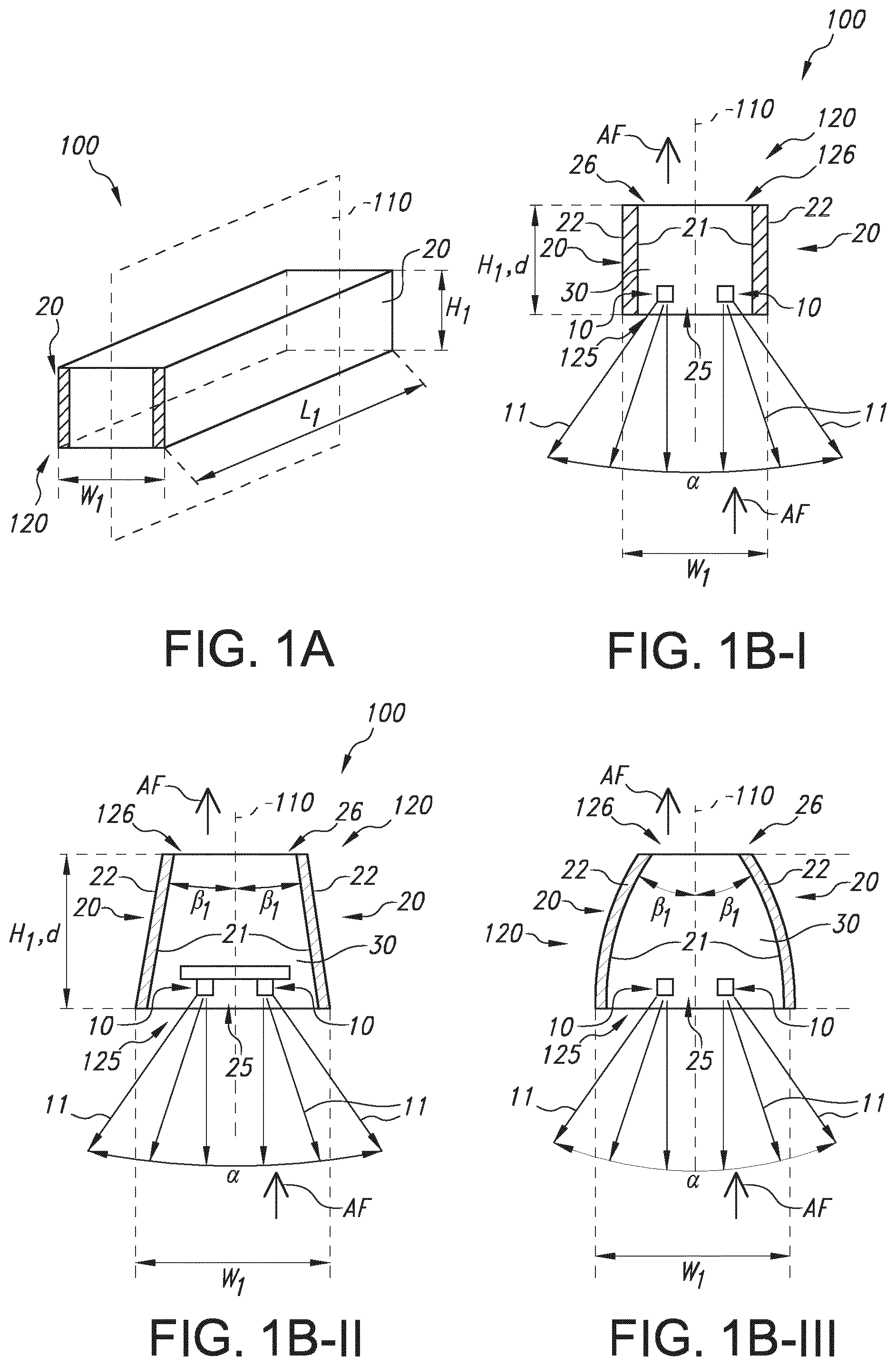 Patent US12137649 Figure 1 – Greenhouse luminaire with minimal daylight interception