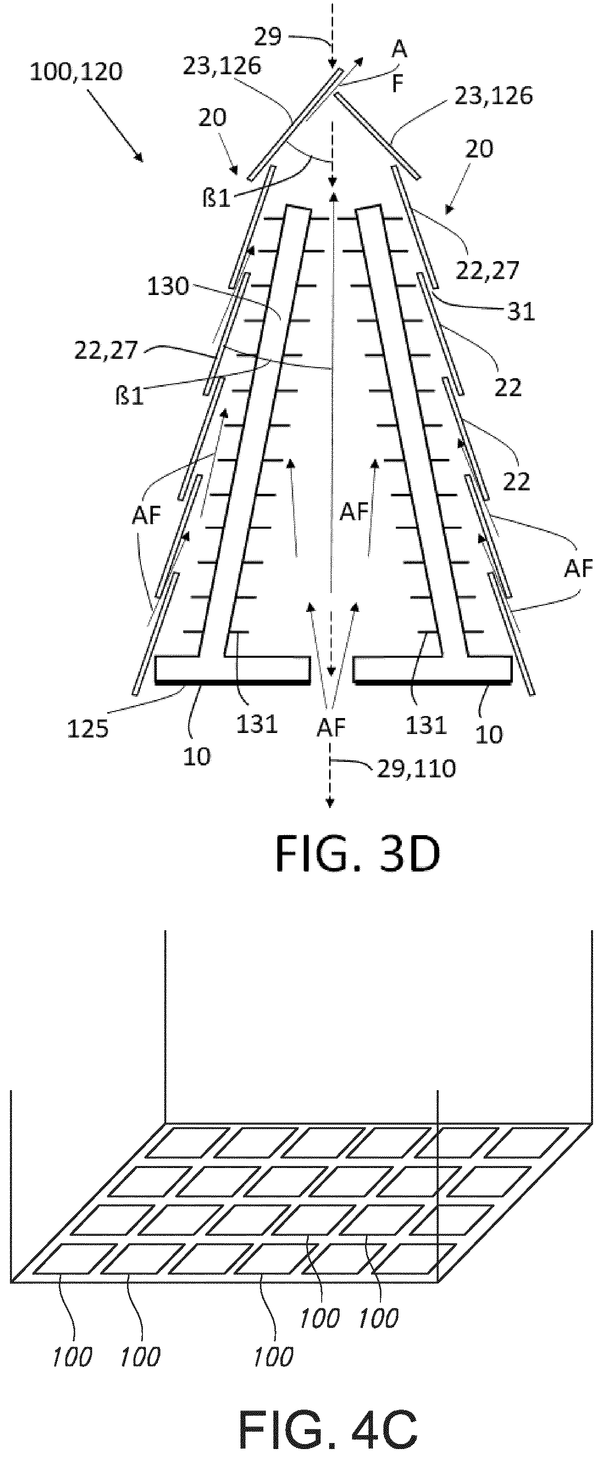 Patent US12137649 Figure 5 – Greenhouse luminaire with minimal daylight interception