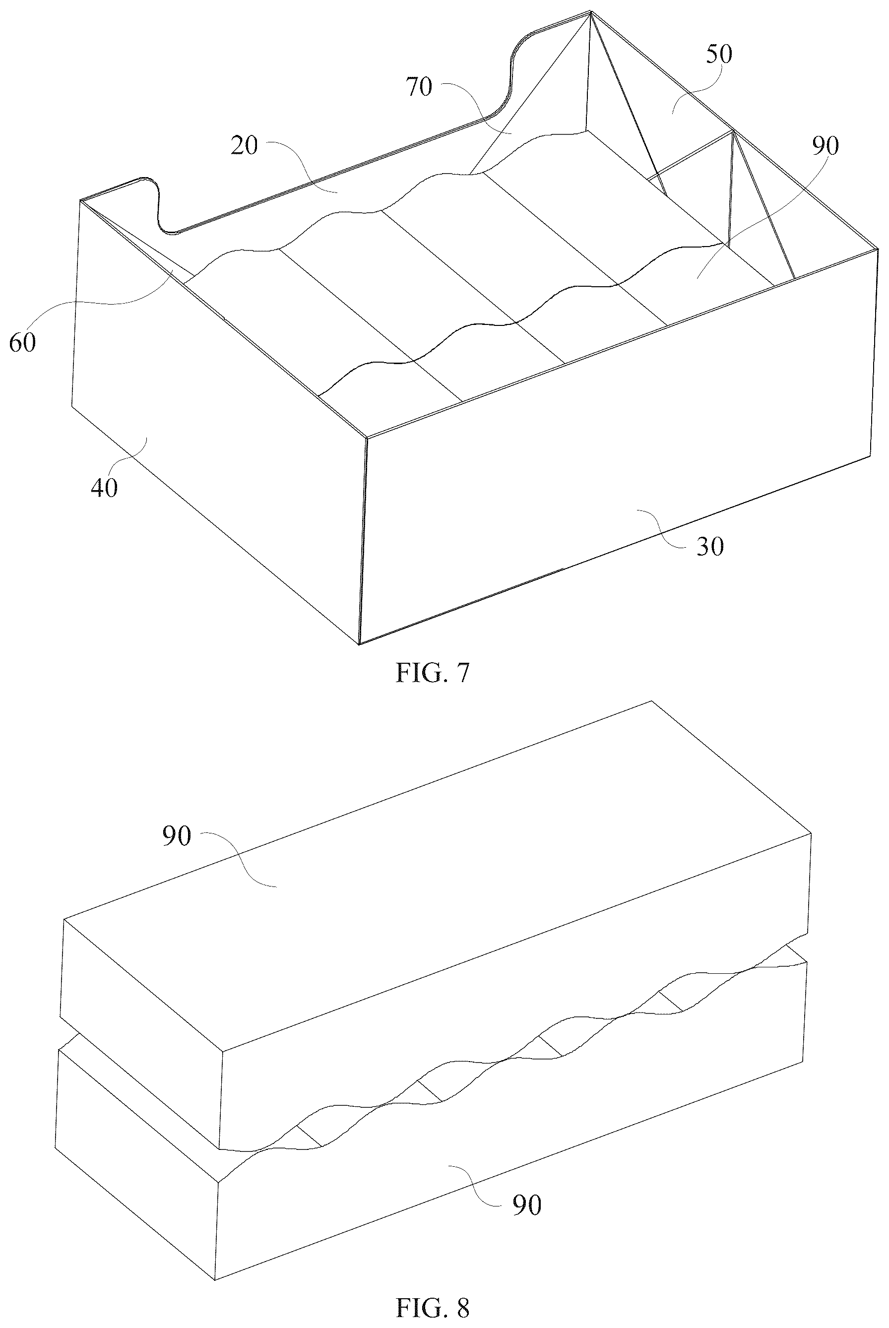 Patent US12137667 Figure 6 – Foldable litter box and litter box with variable volume