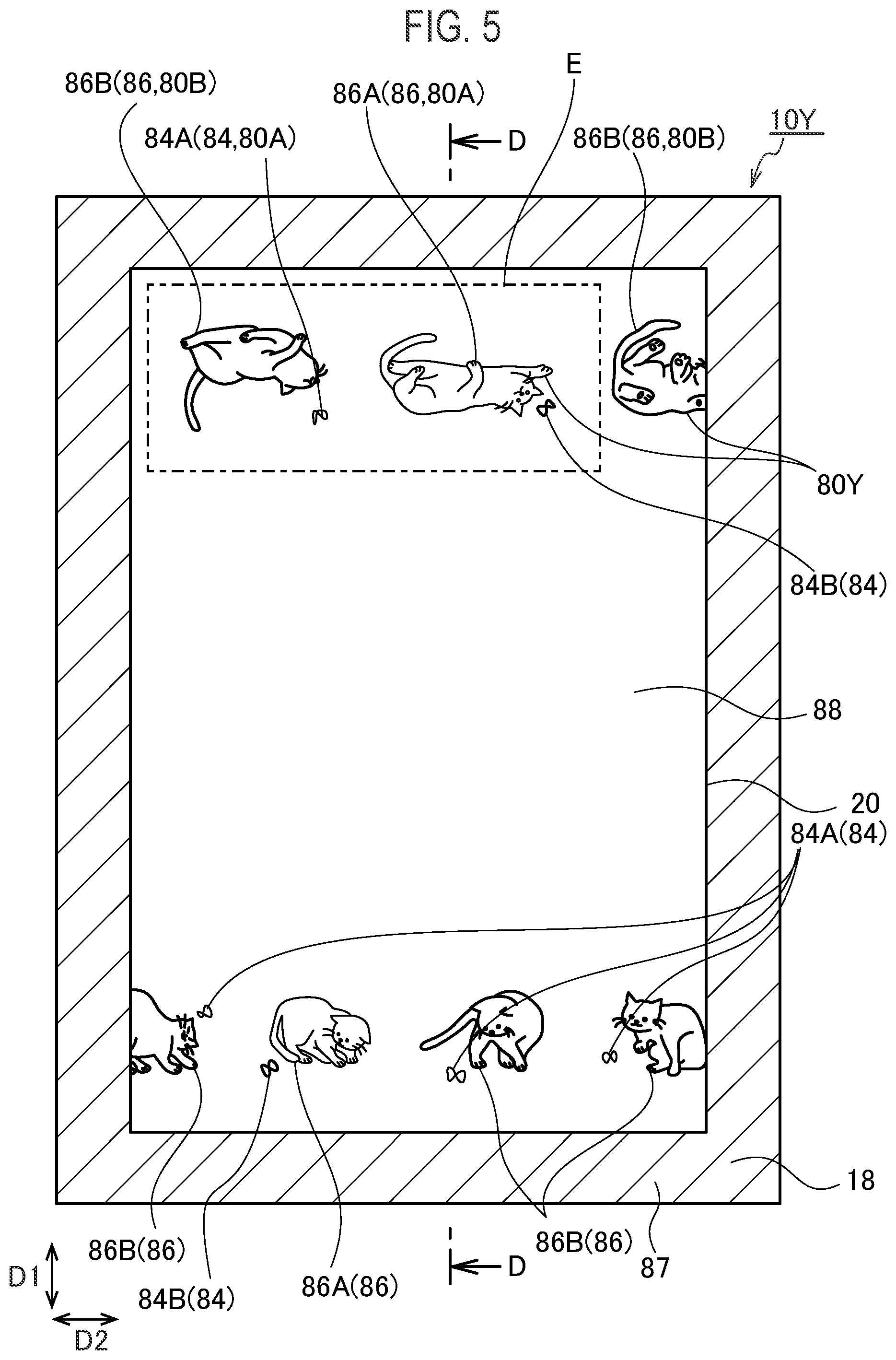 Patent US12137668 Figure 5 – Pet absorbent sheet