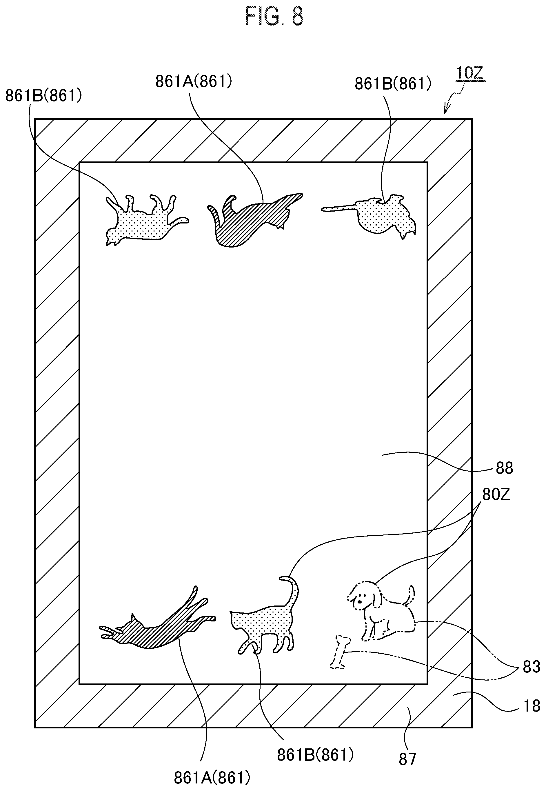 Patent US12137668 Figure 8 – Pet absorbent sheet