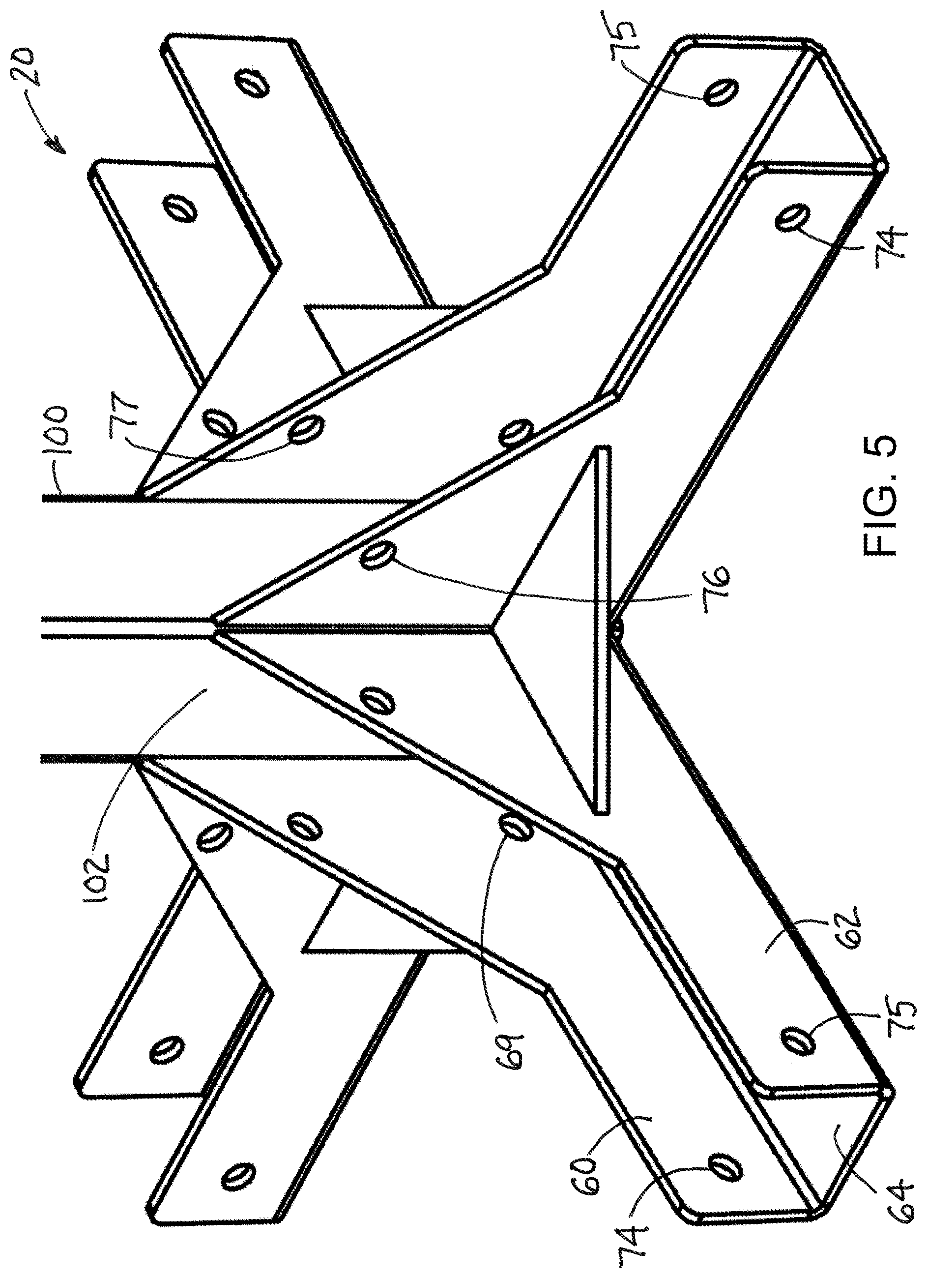 Patent US12137669 Figure 5 – Livestock oiling apparatus with highly compact configuration
