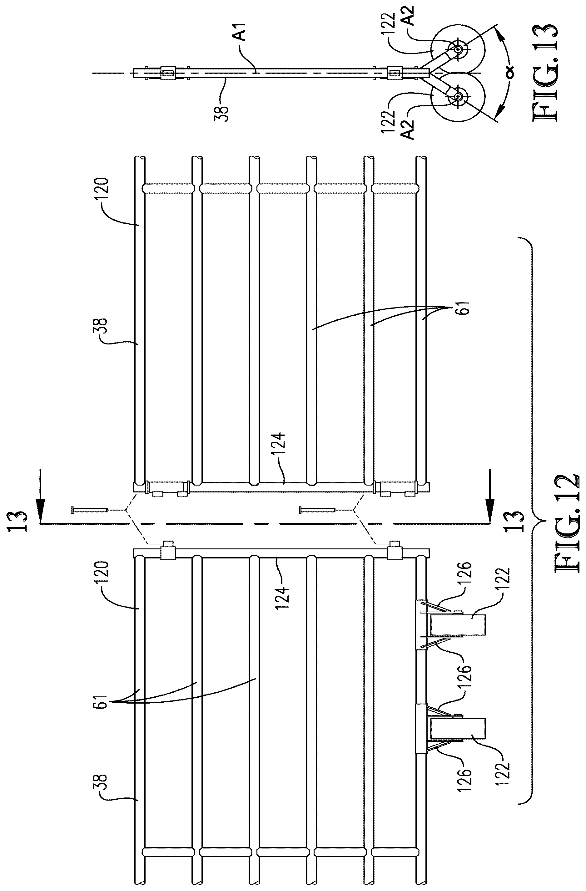 Patent US12137672 Figure 12 – Frame for portable panel assembly