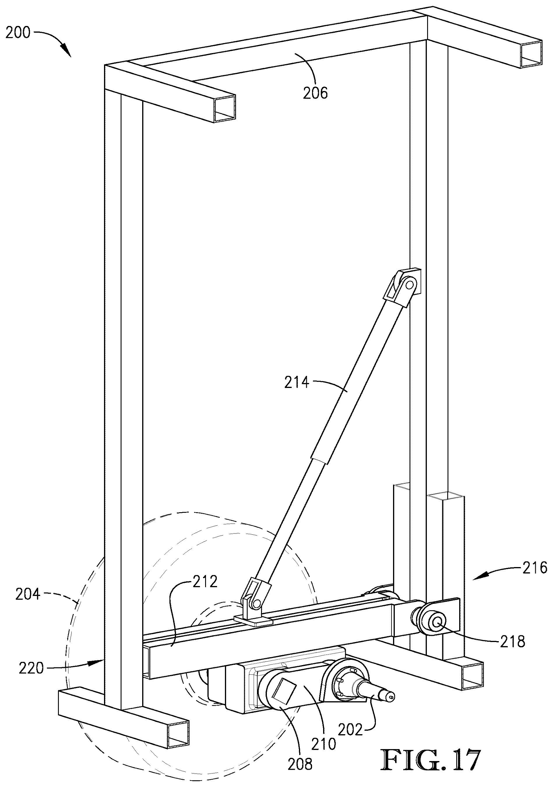 Patent US12137672 Figure 16 – Frame for portable panel assembly