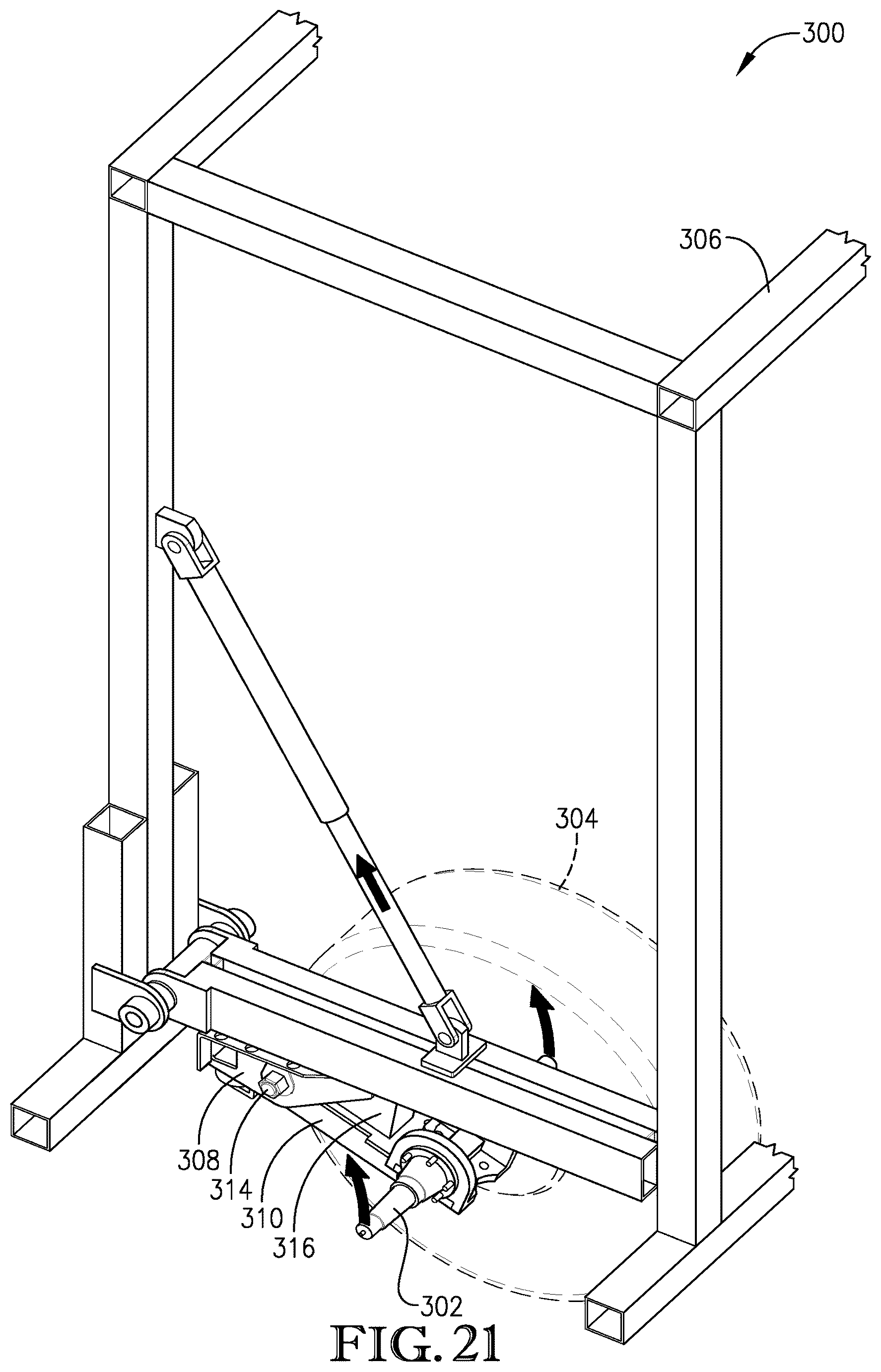 Patent US12137672 Figure 20 – Frame for portable panel assembly