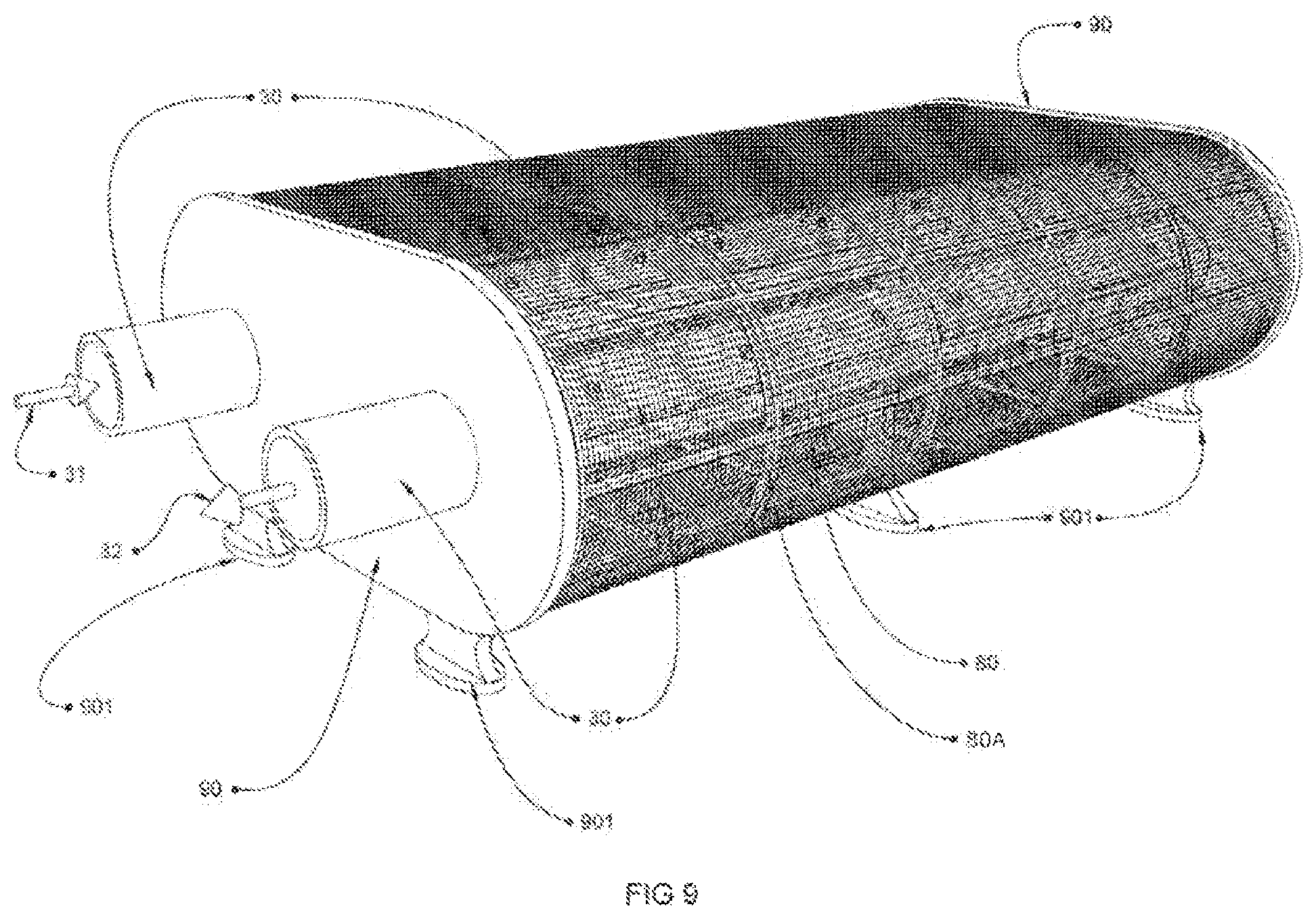 Patent US12137676 Figure 9 – Self-cleaning pre-filter for a water circulation pump