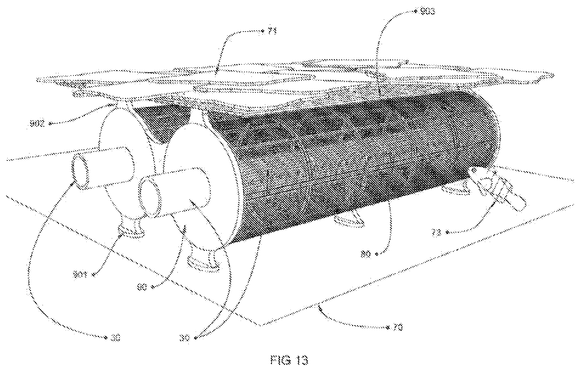 Patent US12137676 Figure 13 – Self-cleaning pre-filter for a water circulation pump