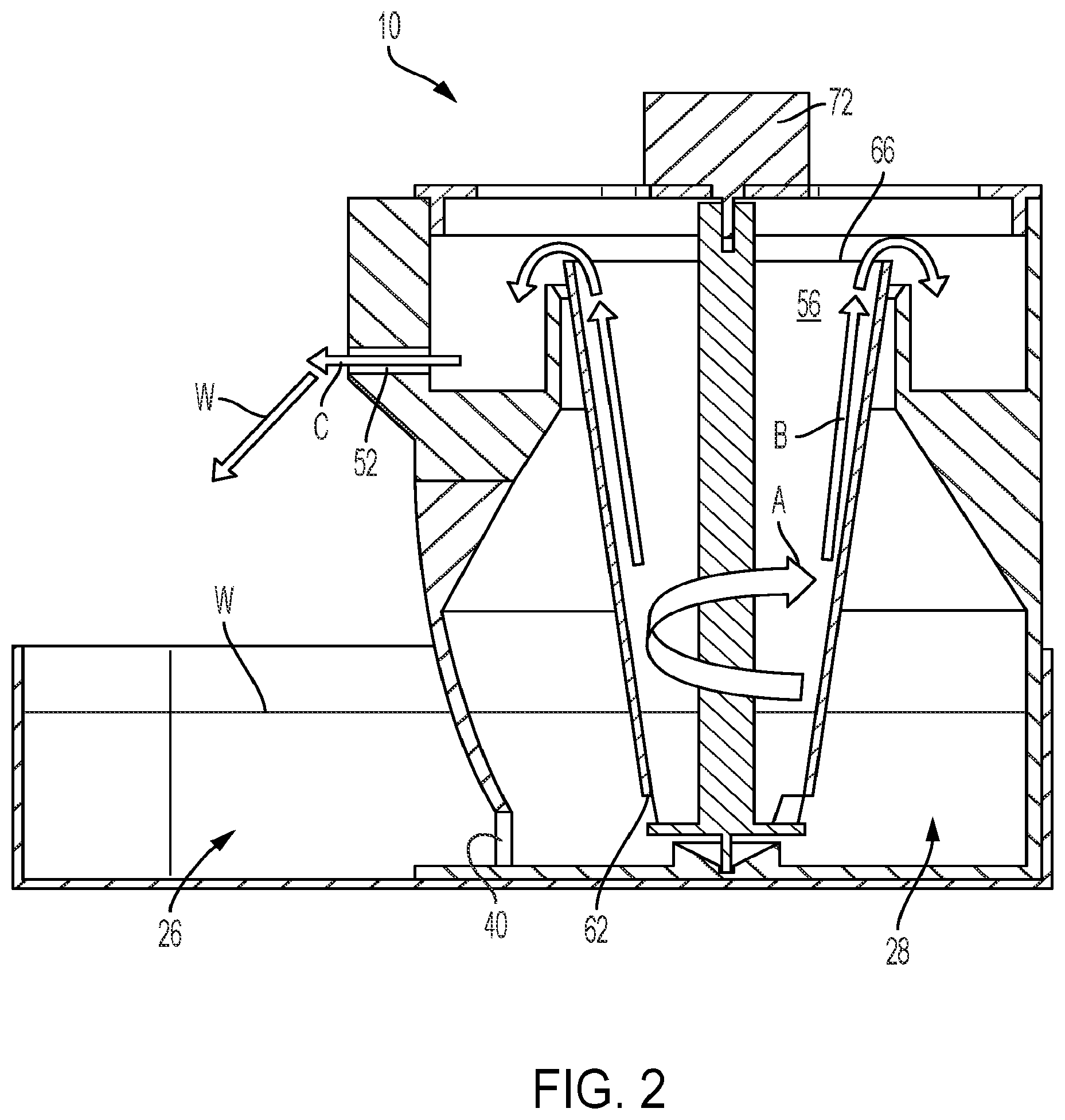 Patent US12137677 Figure 2 – Centrifugal pump pet water fountain