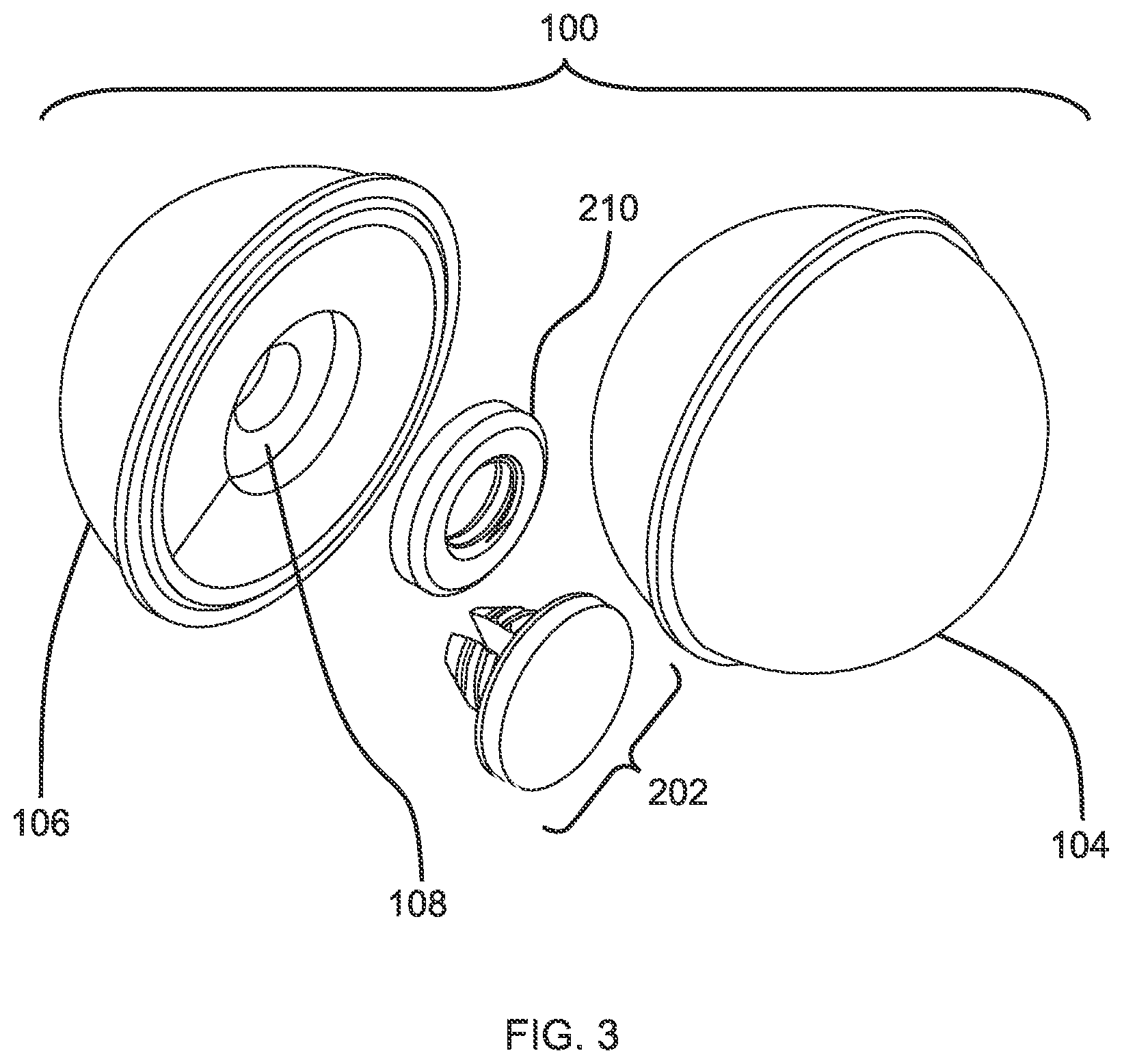 Patent US12137678 Figure 3 – Indicator with internal attachment mechanism