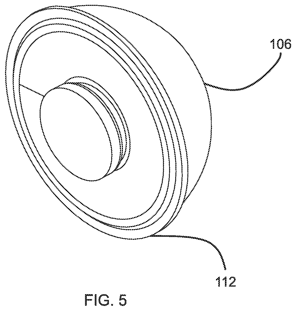 Patent US12137678 Figure 5 – Indicator with internal attachment mechanism