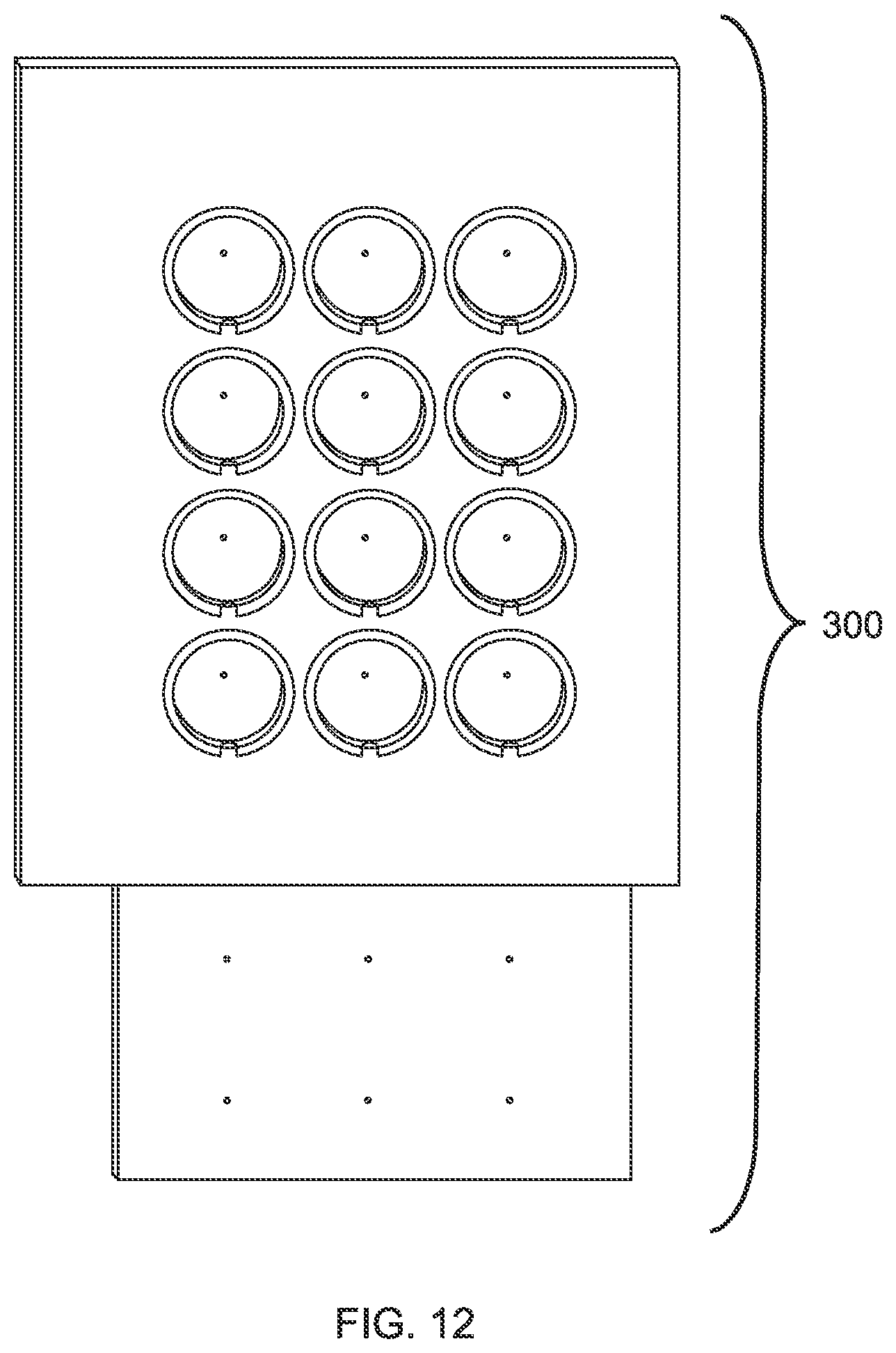 Patent US12137678 Figure 14 – Indicator with internal attachment mechanism