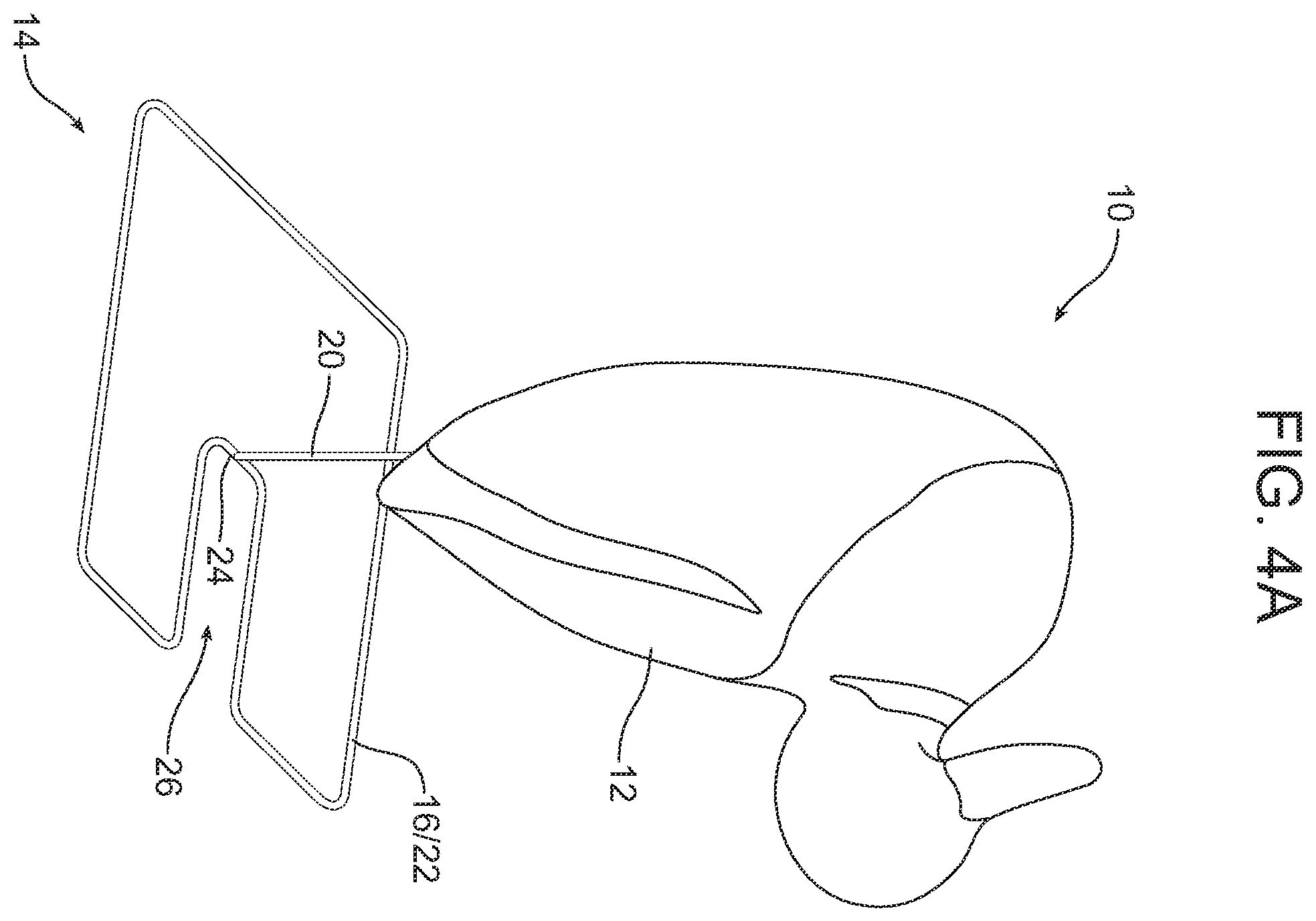 Patent US12137680 Figure 6 – Method of carrying a plurality of duck decoys