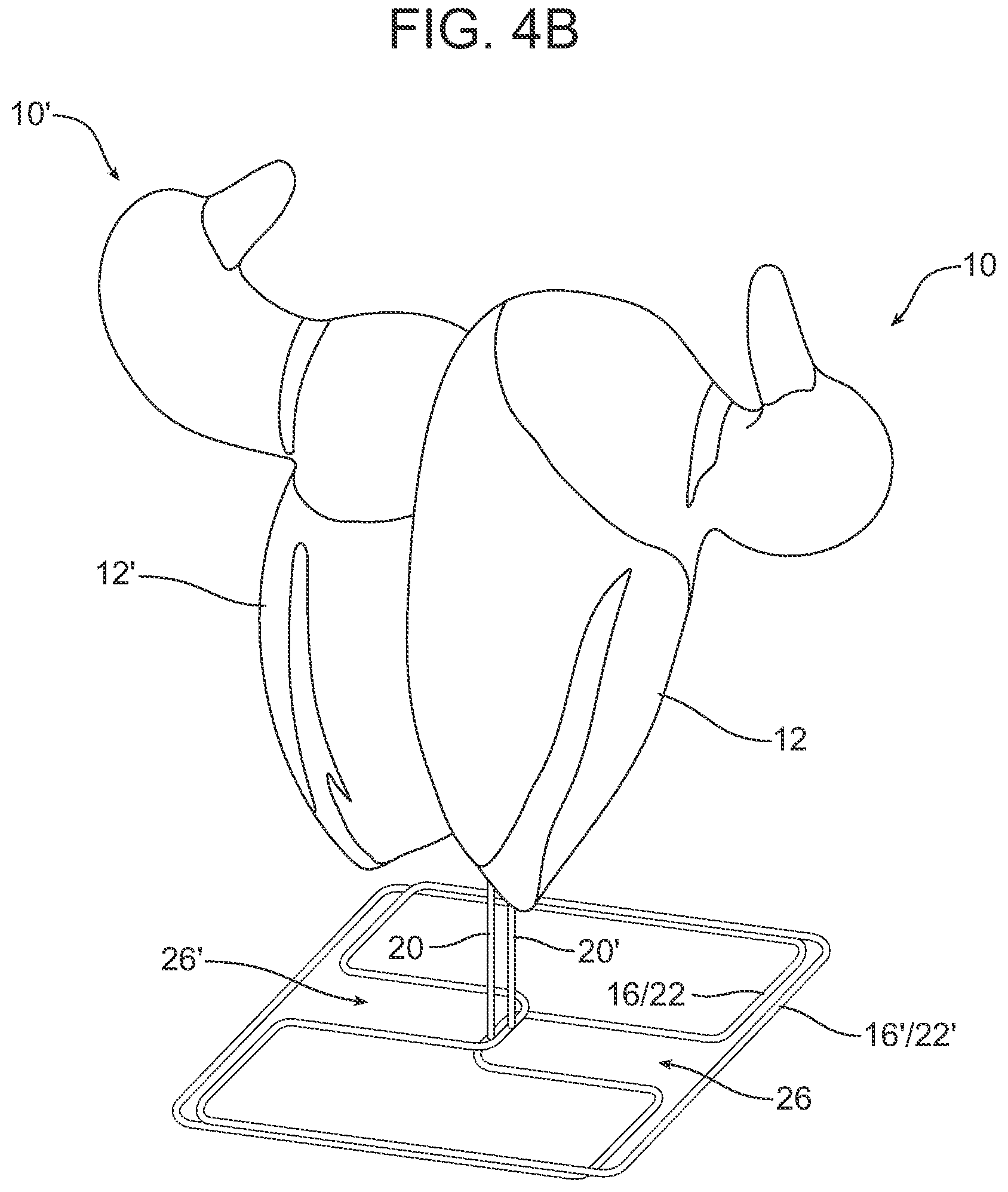 Patent US12137680 Figure 7 – Method of carrying a plurality of duck decoys