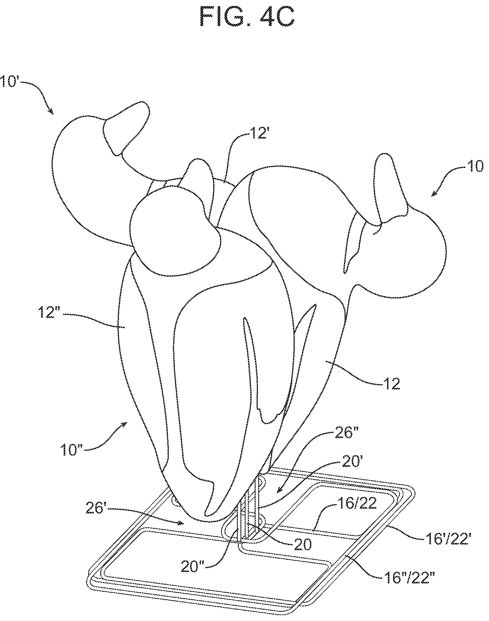 Patent US12137680 Figure 8 – Method of carrying a plurality of duck decoys
