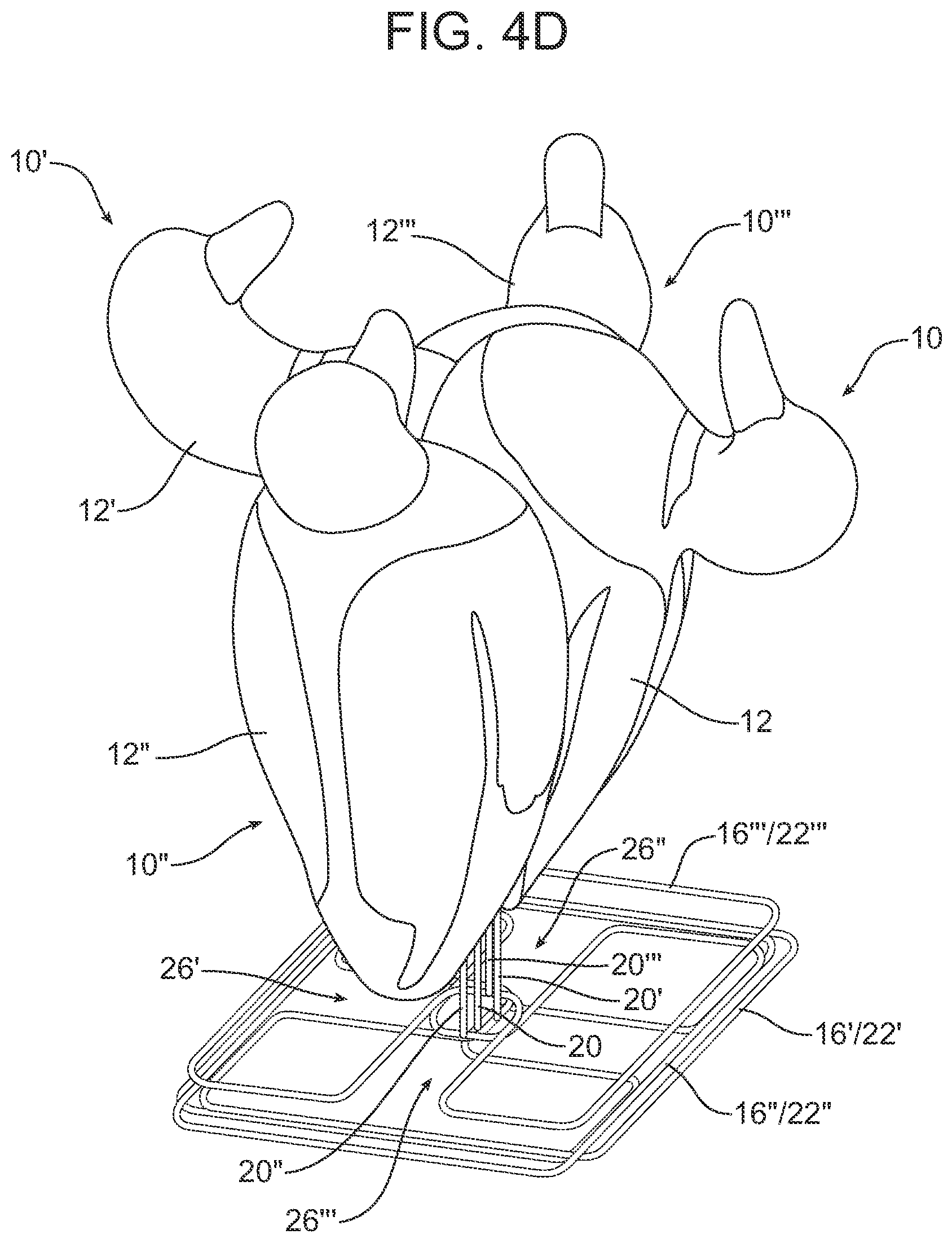 Patent US12137680 Figure 9 – Method of carrying a plurality of duck decoys