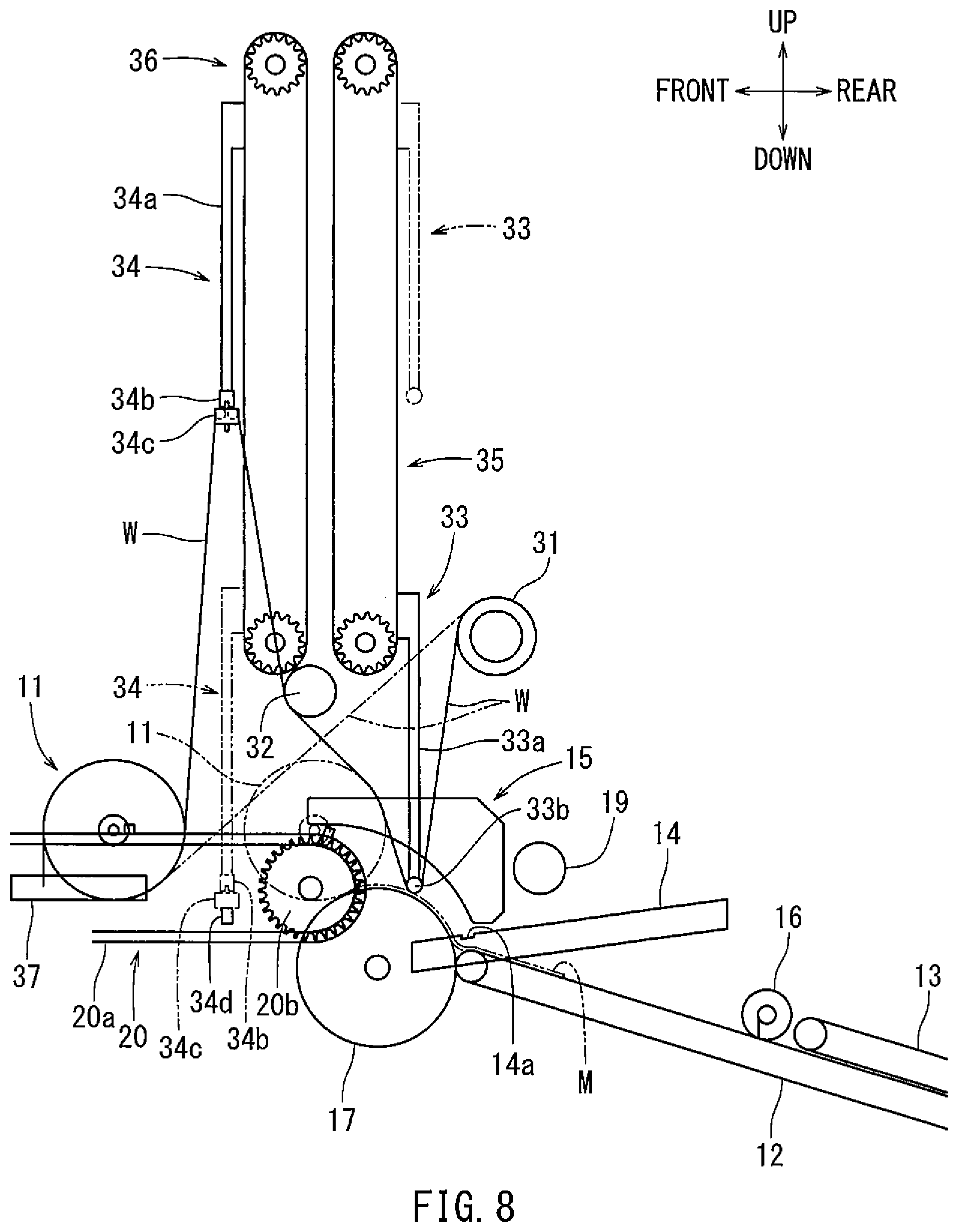 Patent US12137693 Figure 8 – Method and machine for aging a noodle strip