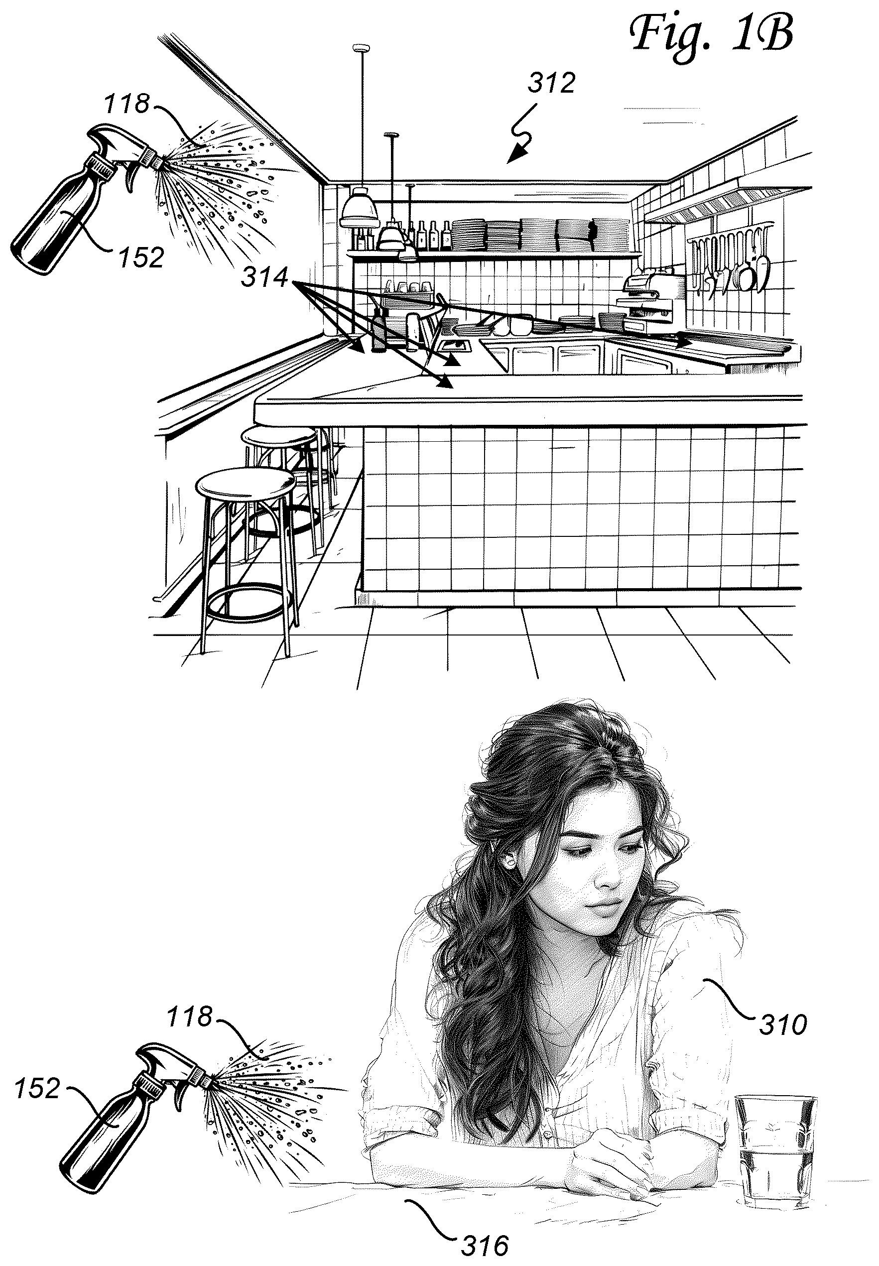 Patent US12137699 Figure 2 – Food preparation disinfection treatment methods
