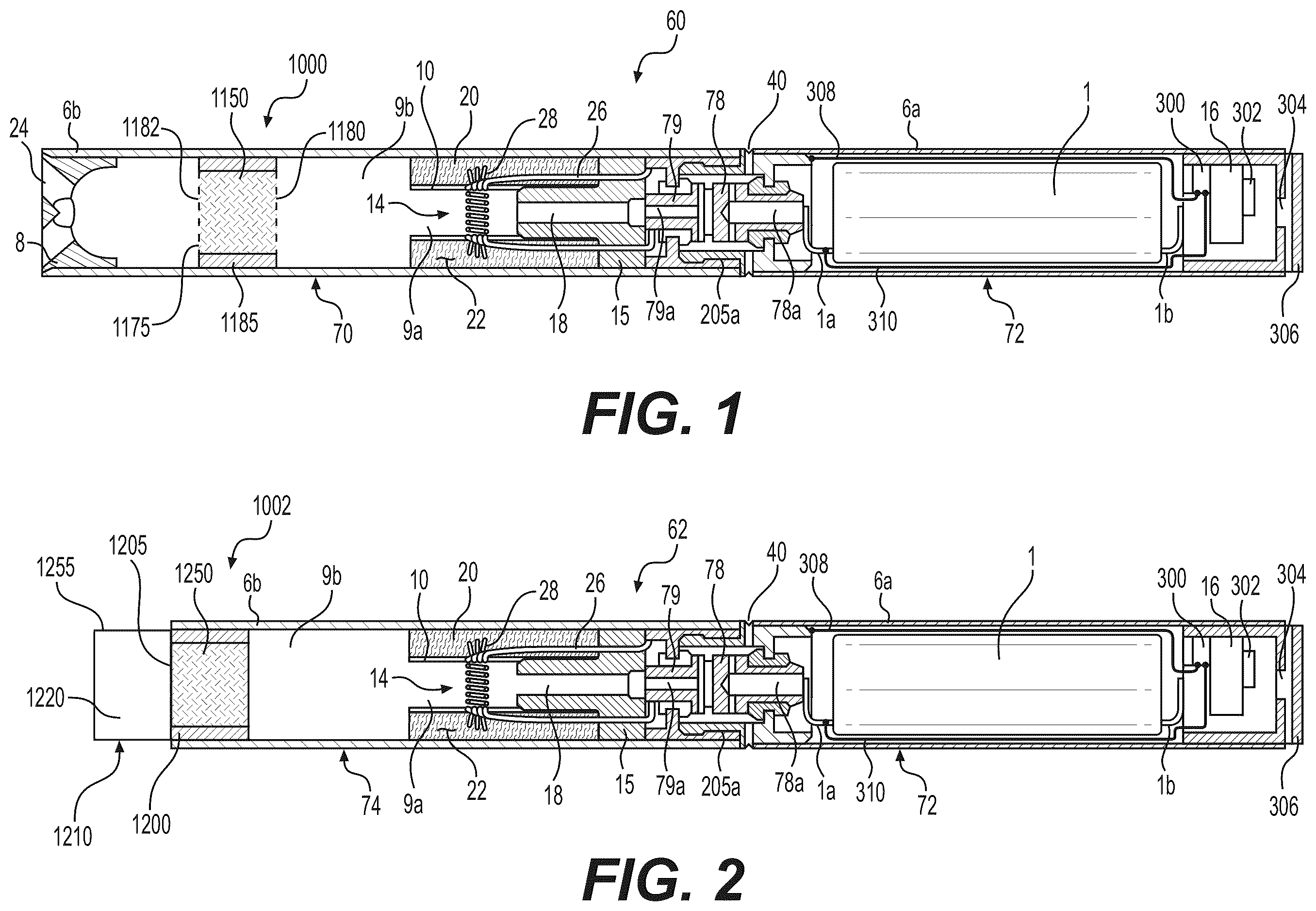 Patent US12137726 Figure 1 – Non-combustible tobacco vaping insert, and cartridge with non-combustible tobacco vaping insert