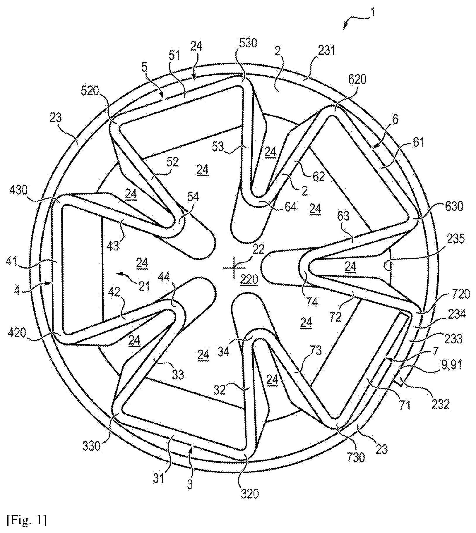 Patent US12137728 — Cardboard filter for cigarettes, cigarette and manufacturing method thereof — Figure 1