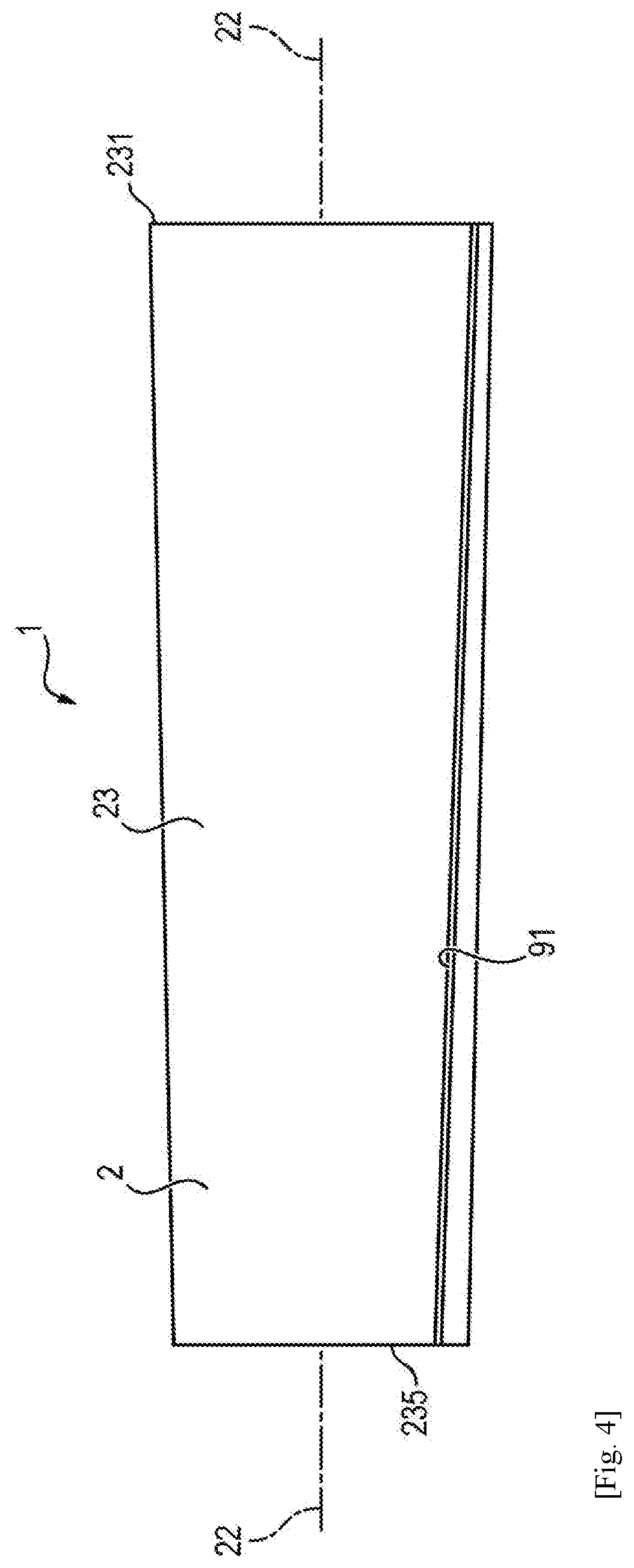 Patent US12137728 Figure 4 – Cardboard filter for cigarettes, cigarette and manufacturing method thereof