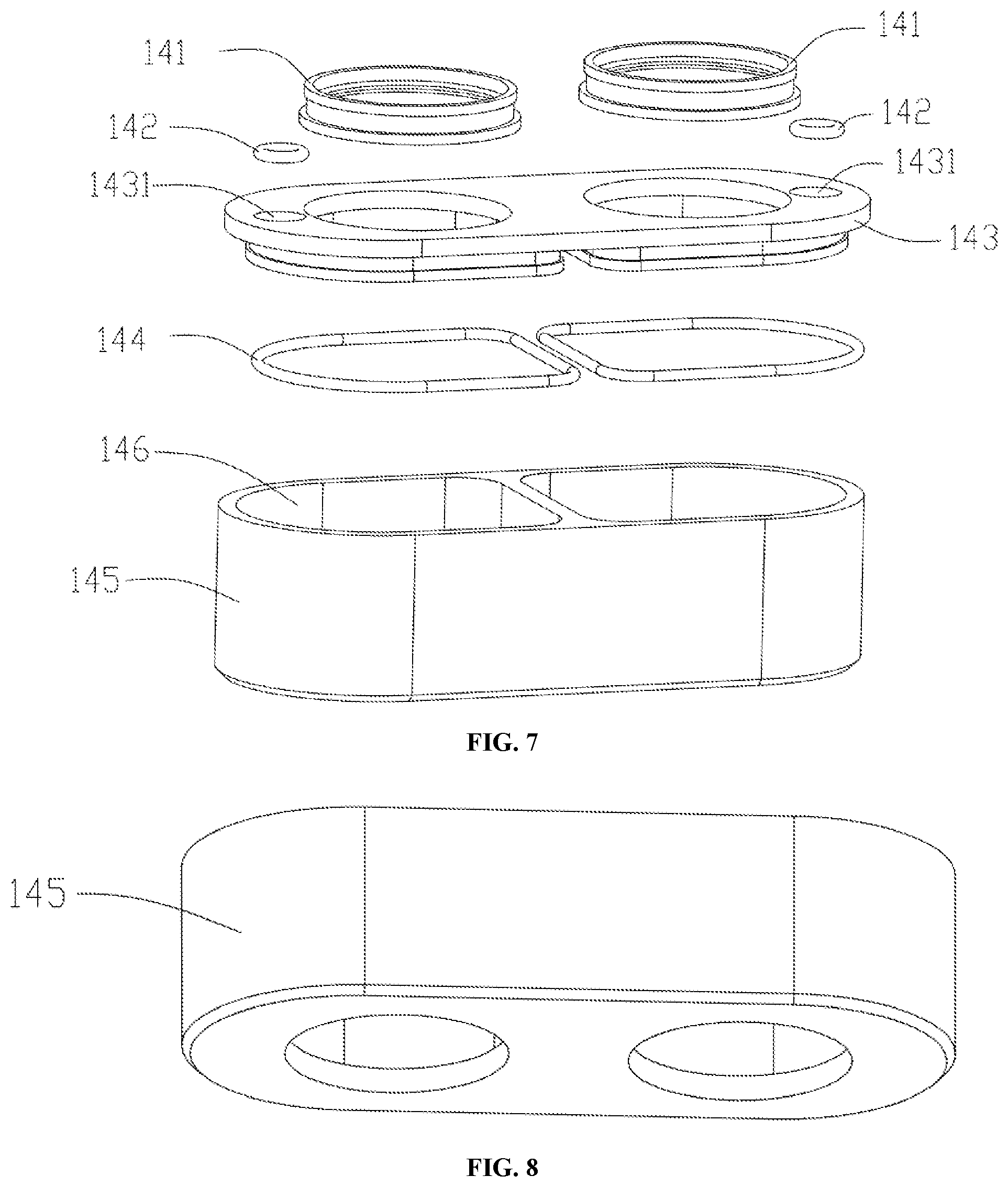 Patent US12137736 Figure 6 – Electronic cigarette having a plurality of e-liquid storage bins