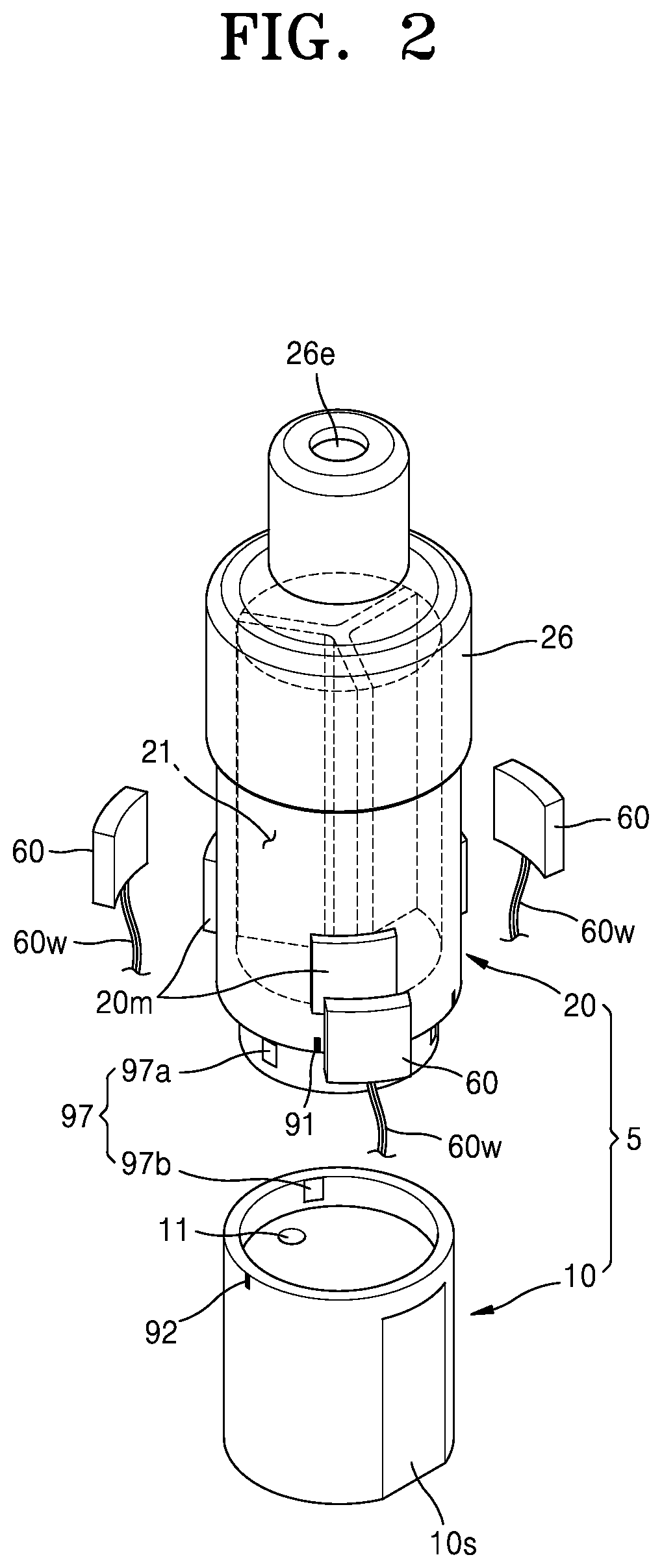 Patent US12137738 Figure 2 – Aerosol generating device with movably coupled cartridges