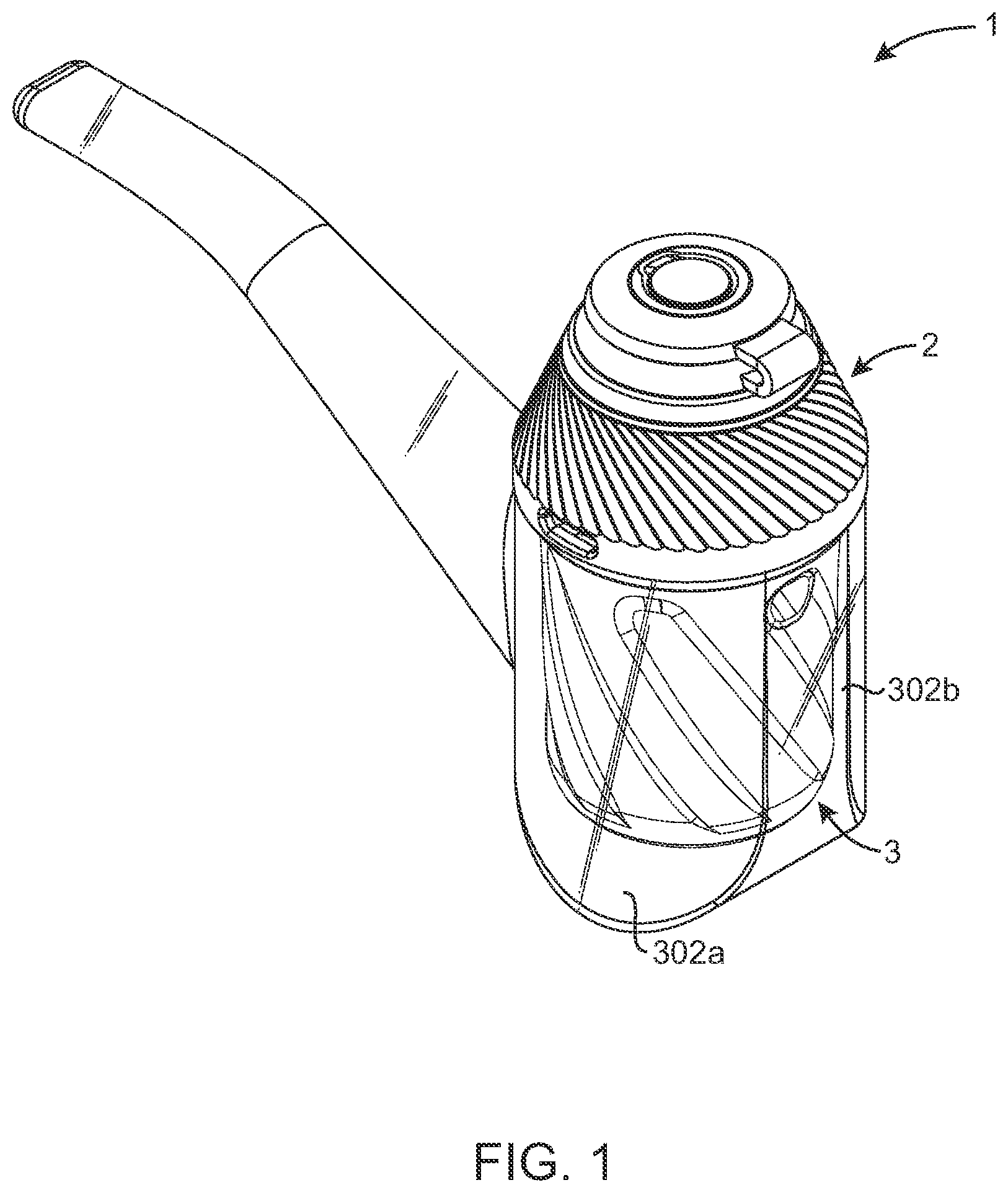 Patent US12137742 — Portable vaporization module, device, container, and methods — Figure 1