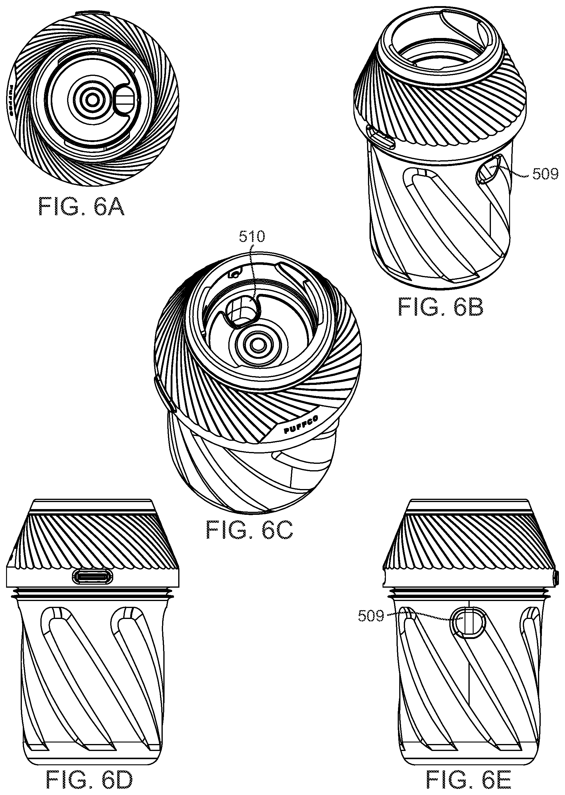 Patent US12137742 Figure 10 – Portable vaporization module, device, container, and methods