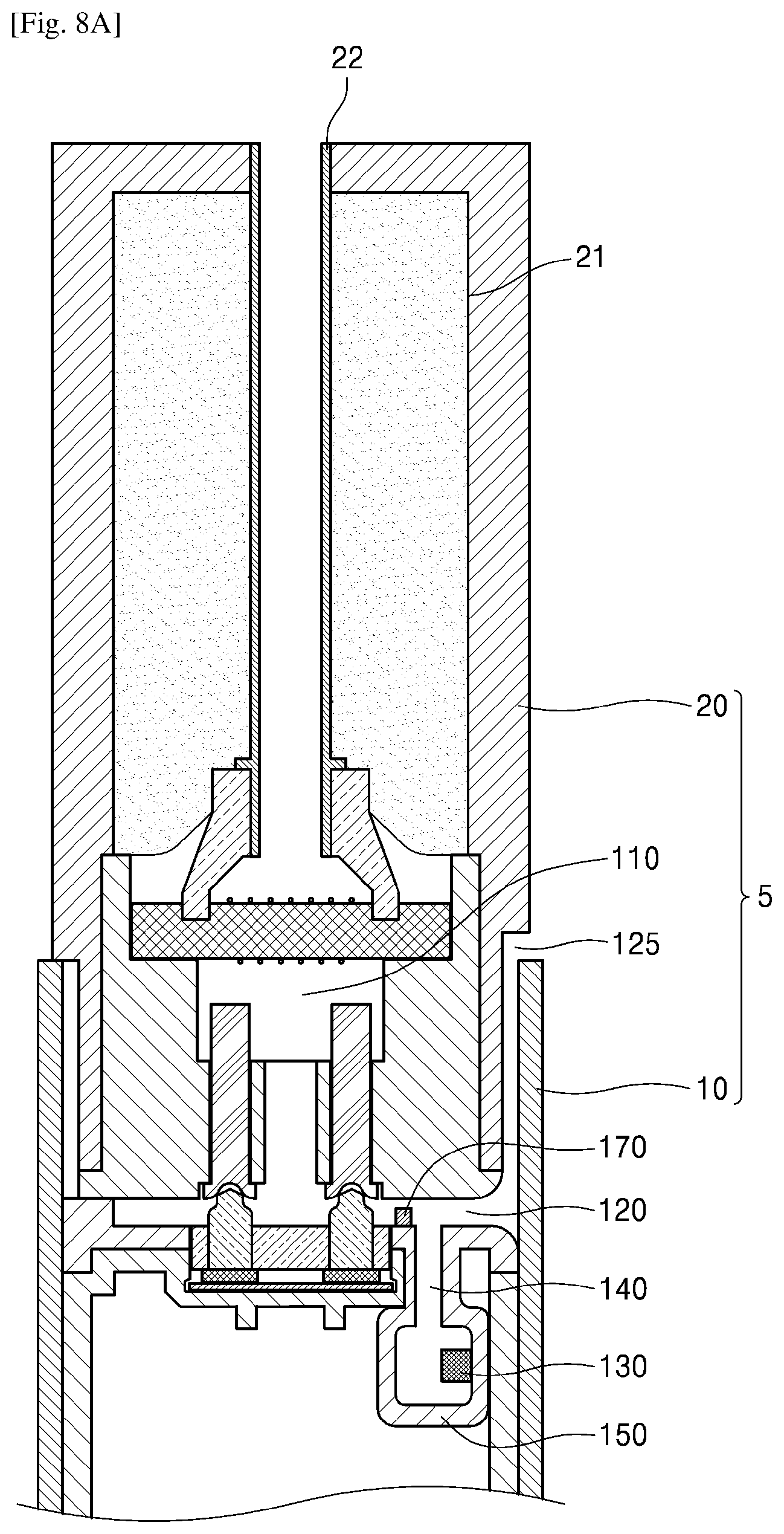 Patent US12137744 Figure 8 – Aerosol generating device