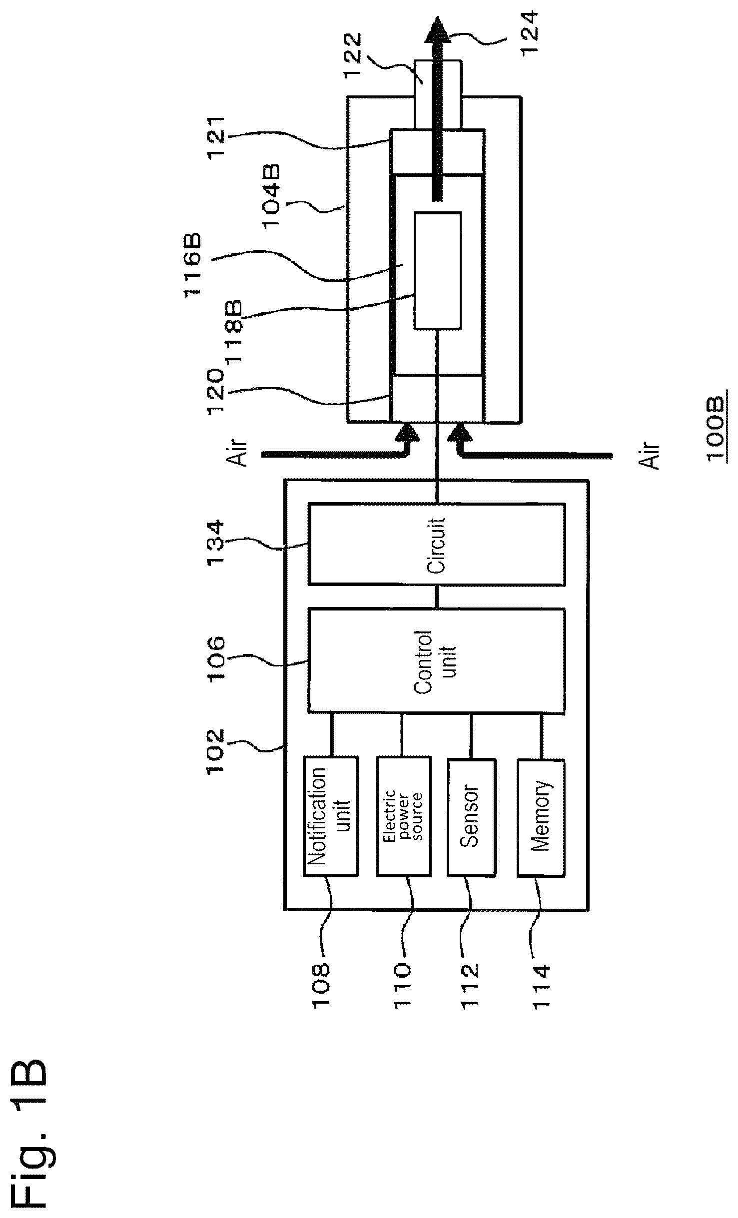 Patent US12137745 Figure 2 – Aerosol generating device and method and program for operating this