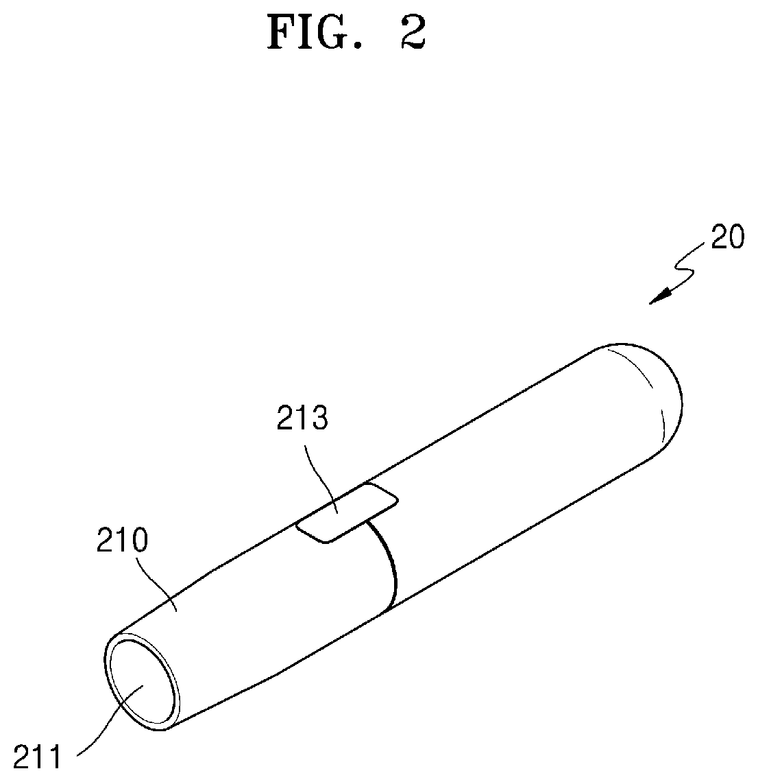 Patent US12137750 Figure 2 – Aerosol generating system including a cradle and a holder, and a cradle thereof