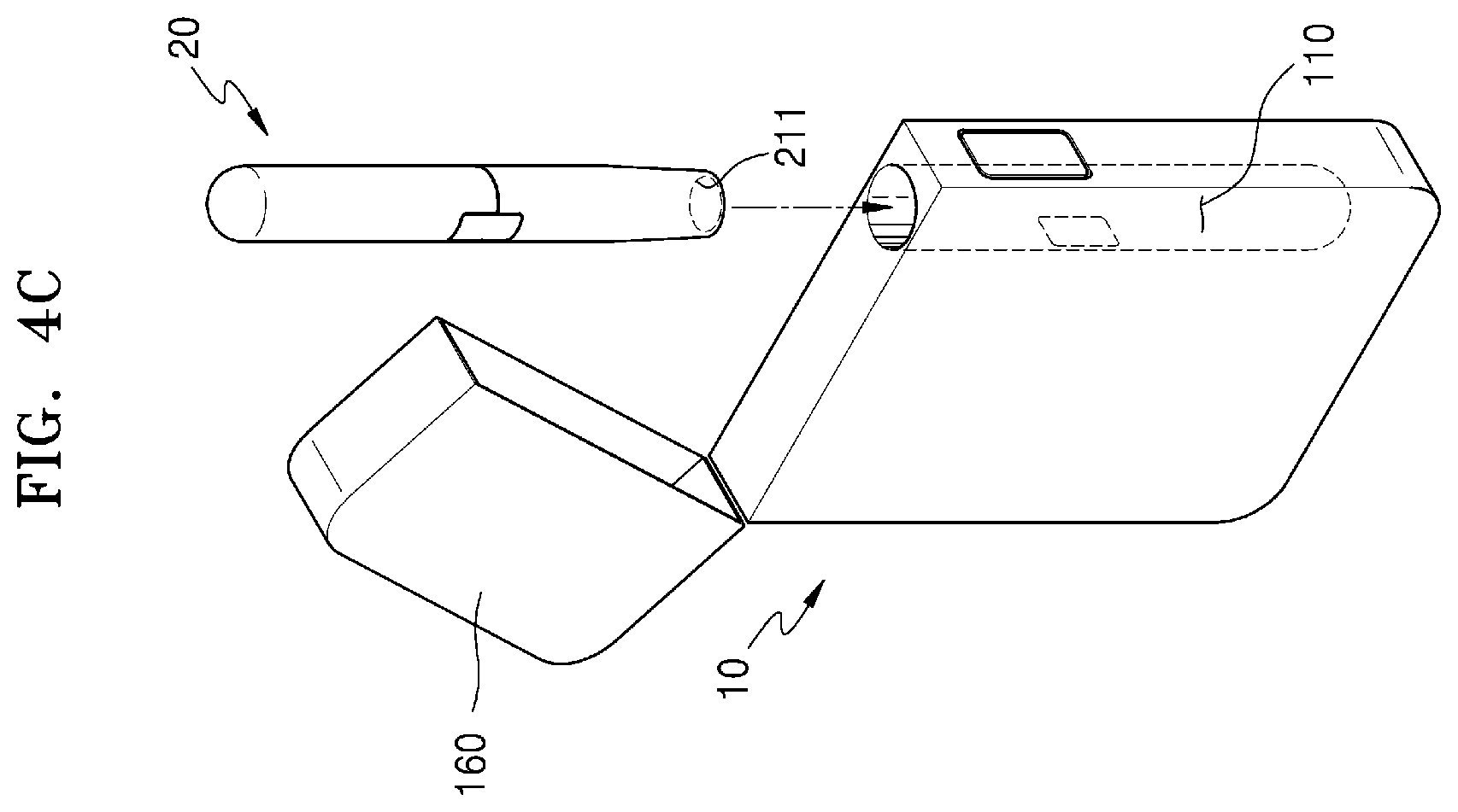 Patent US12137750 Figure 6 – Aerosol generating system including a cradle and a holder, and a cradle thereof