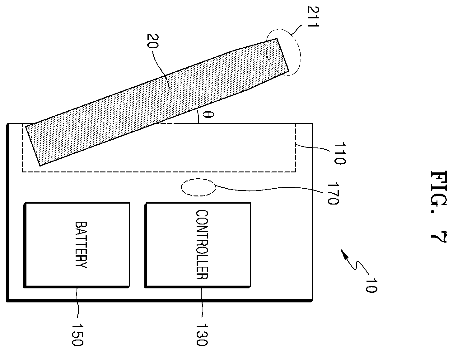 Patent US12137750 Figure 10 – Aerosol generating system including a cradle and a holder, and a cradle thereof
