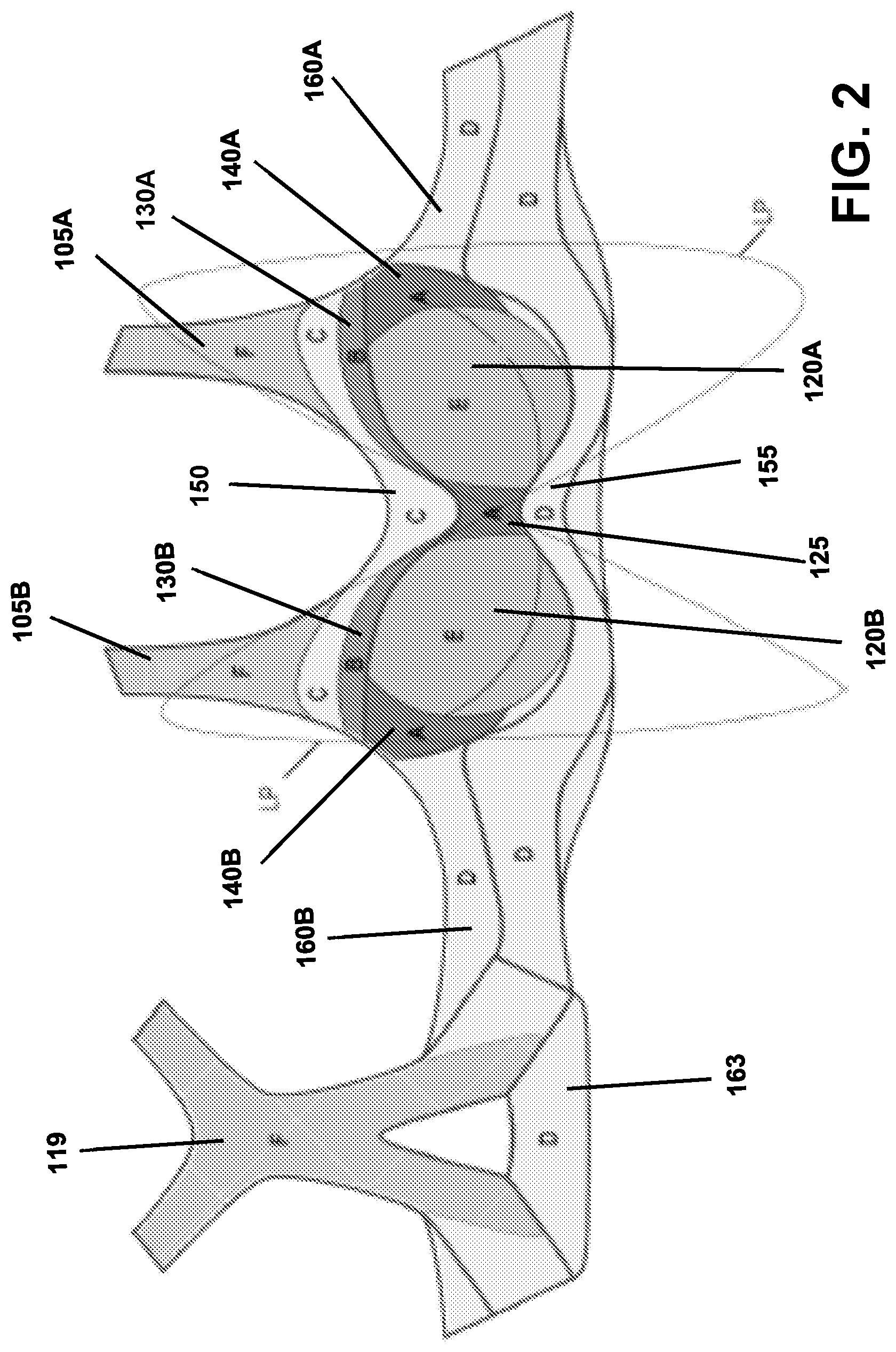 Patent US12137753 Figure 4 – Athletic bra