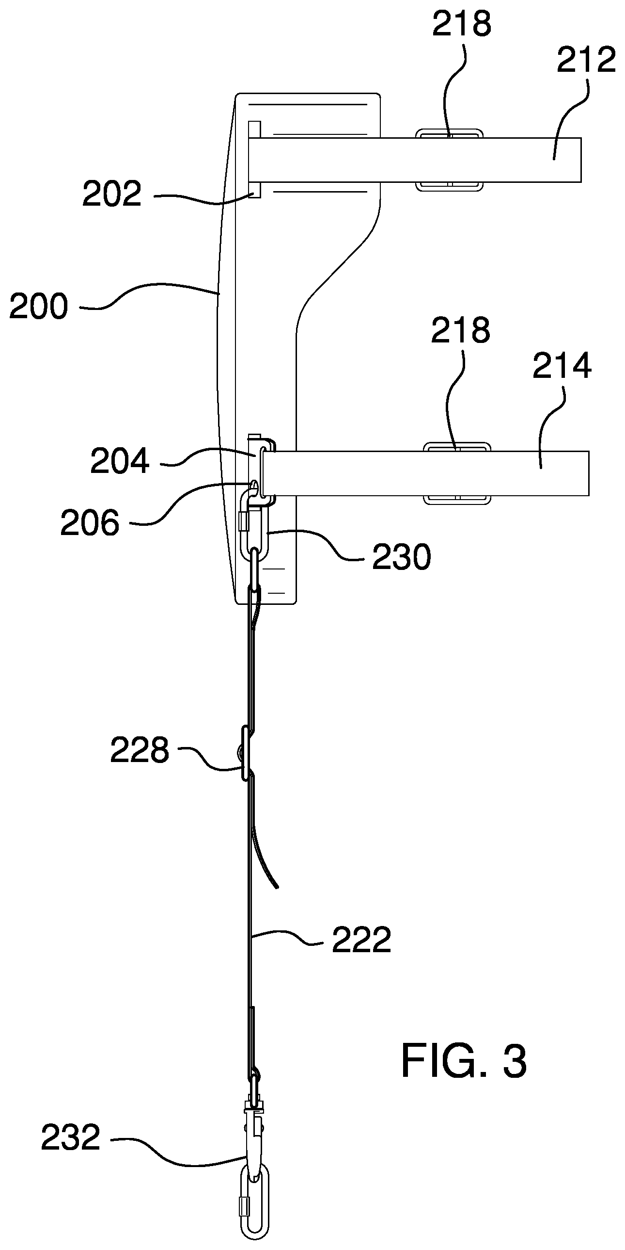 Patent US12137758 Figure 3 – Knee protection assembly