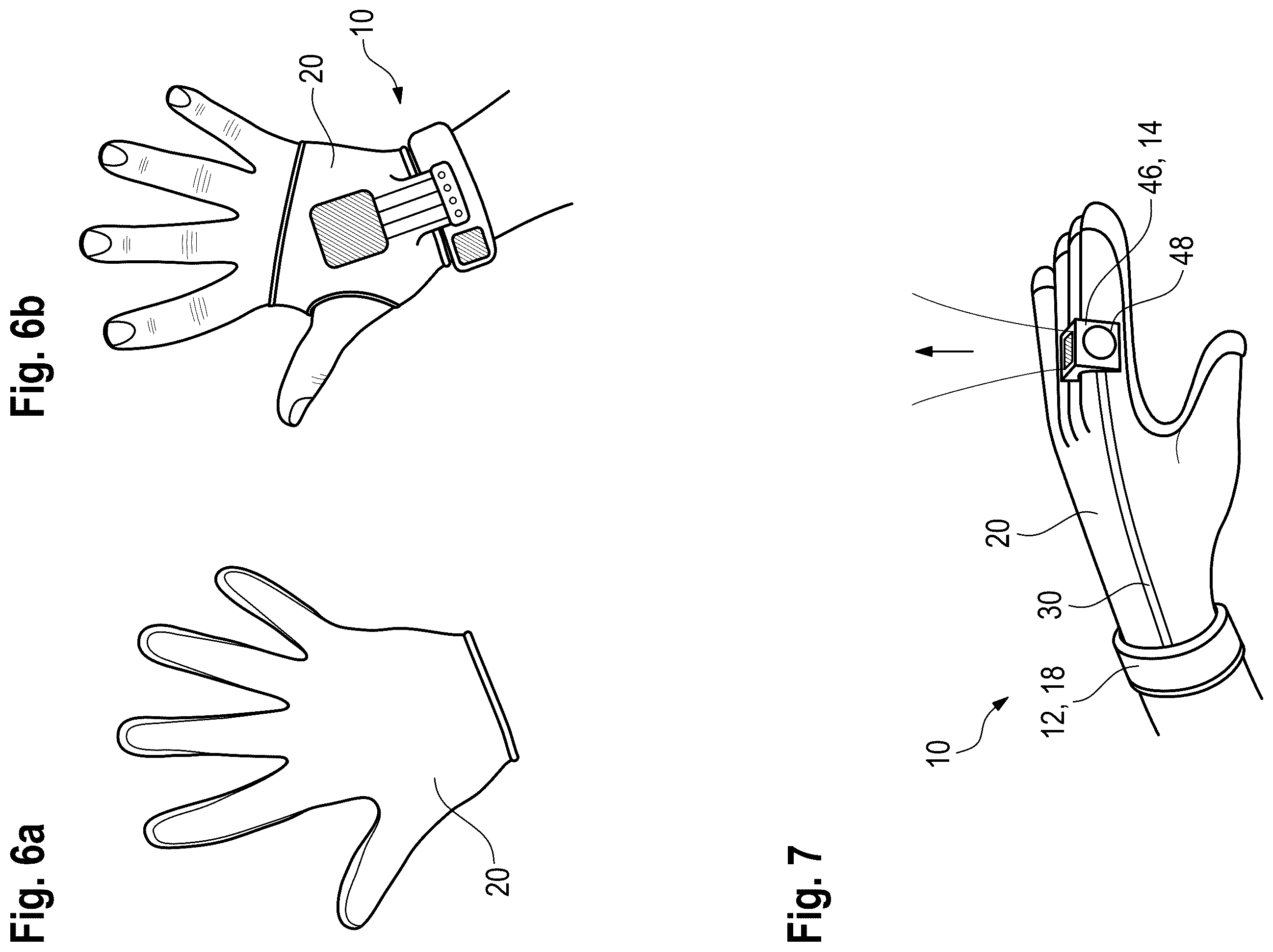Patent US12137759 Figure 4 – Hand-worn workwear unit for scanning barcodes