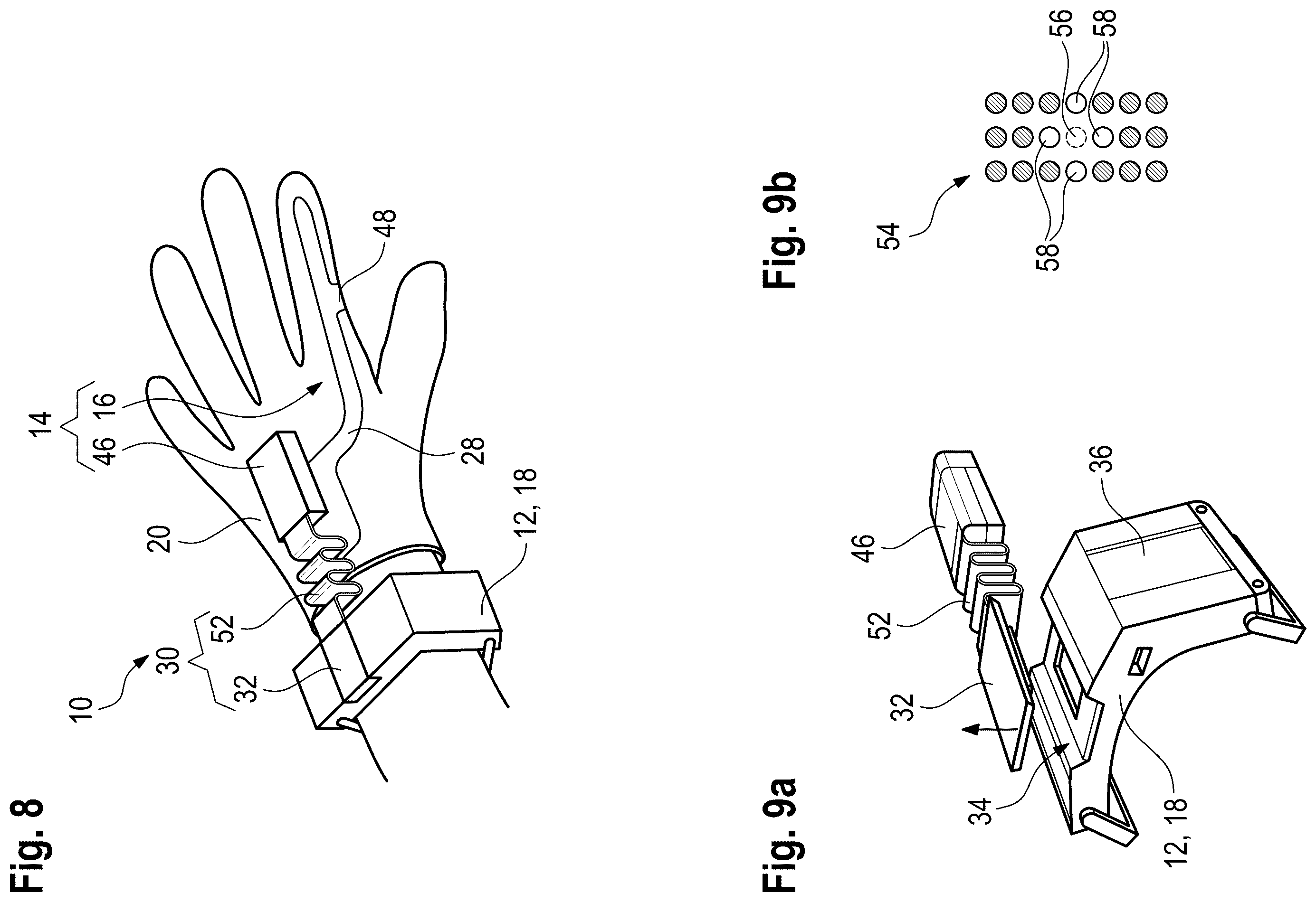 Patent US12137759 Figure 5 – Hand-worn workwear unit for scanning barcodes
