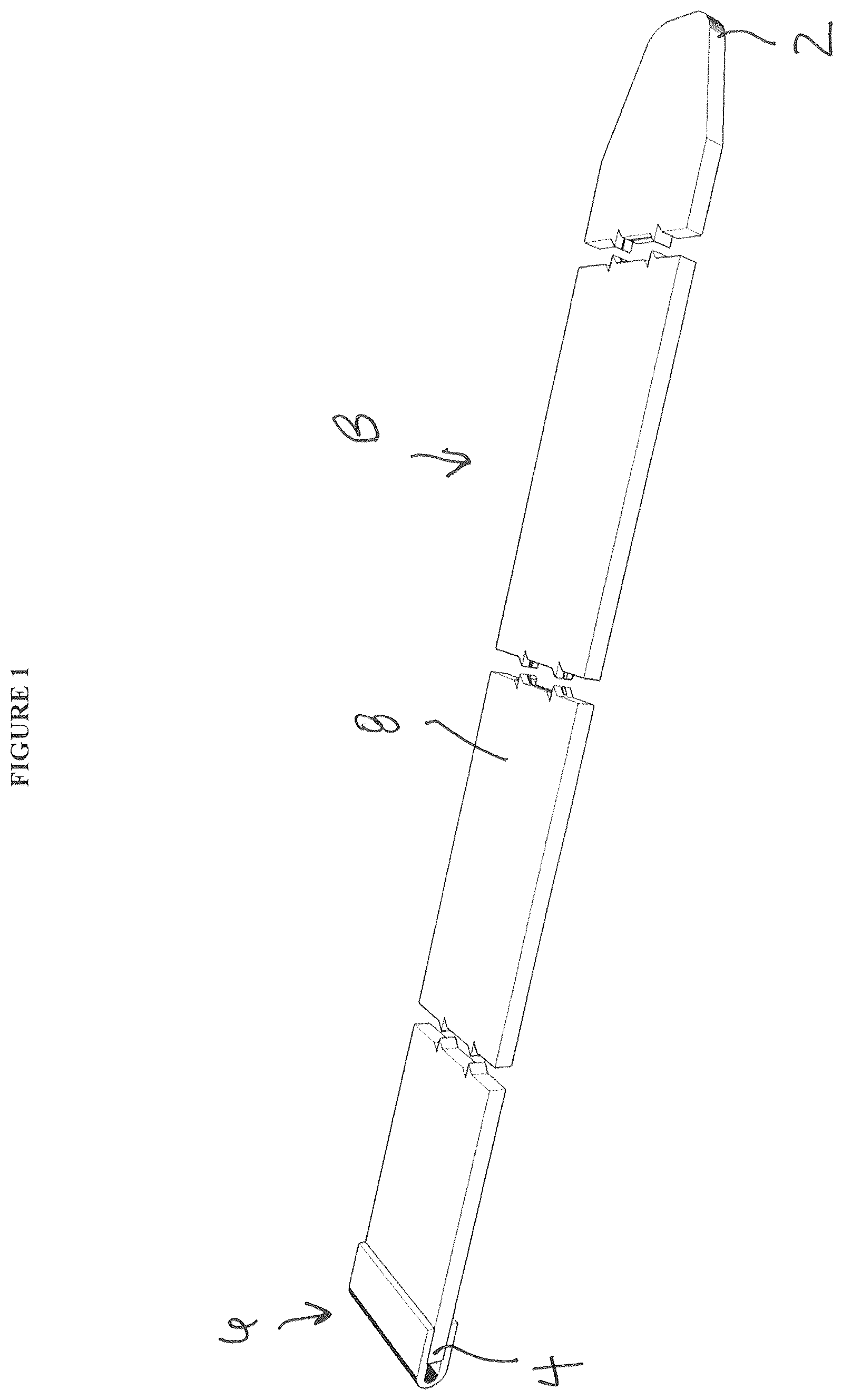 Patent US12137761 Figure 1 – Belt including a belt strap free of through holes configured to prevent inadvertent disengagement from a belt buckle