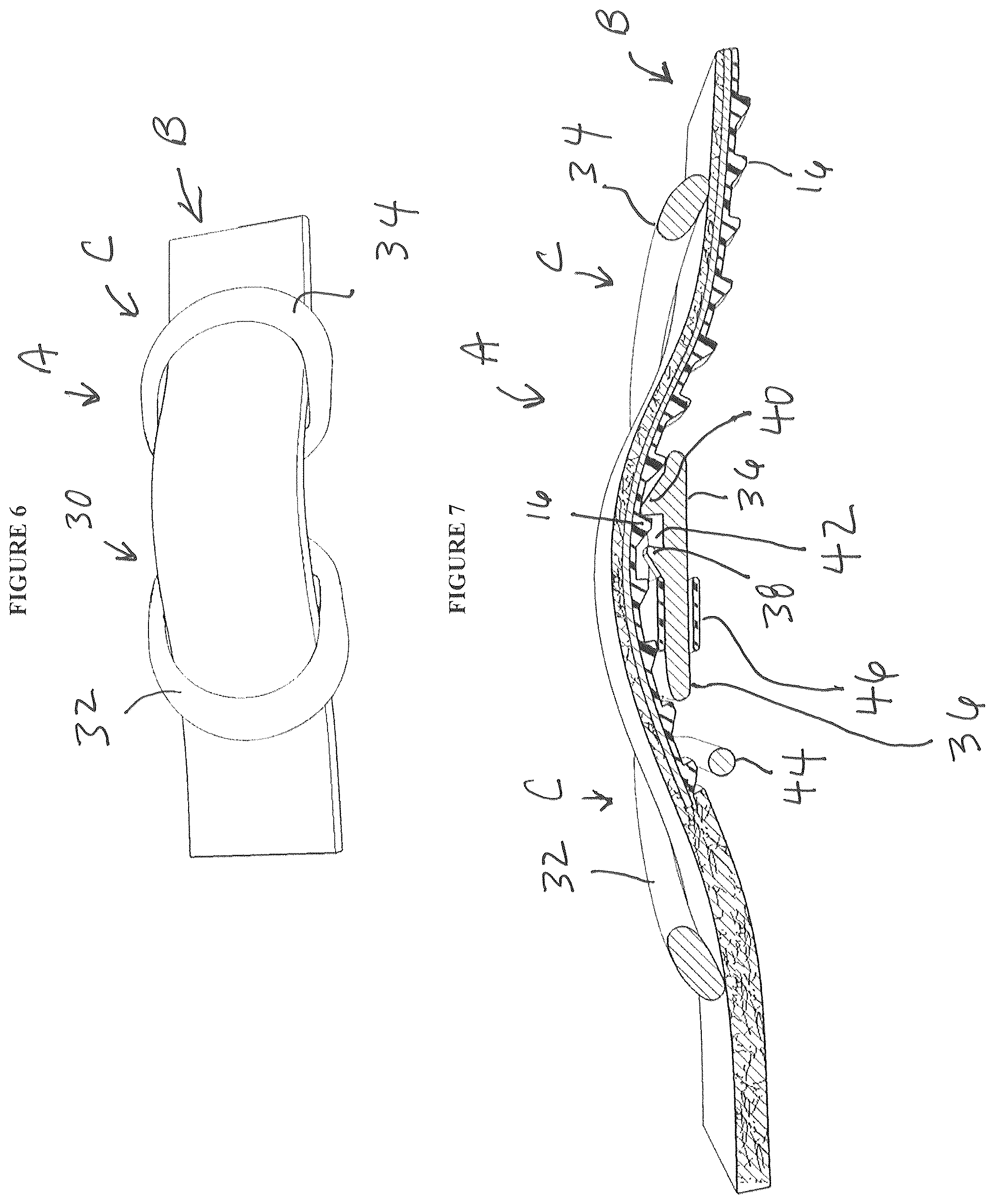 Patent US12137761 Figure 7 – Belt including a belt strap free of through holes configured to prevent inadvertent disengagement from a belt buckle