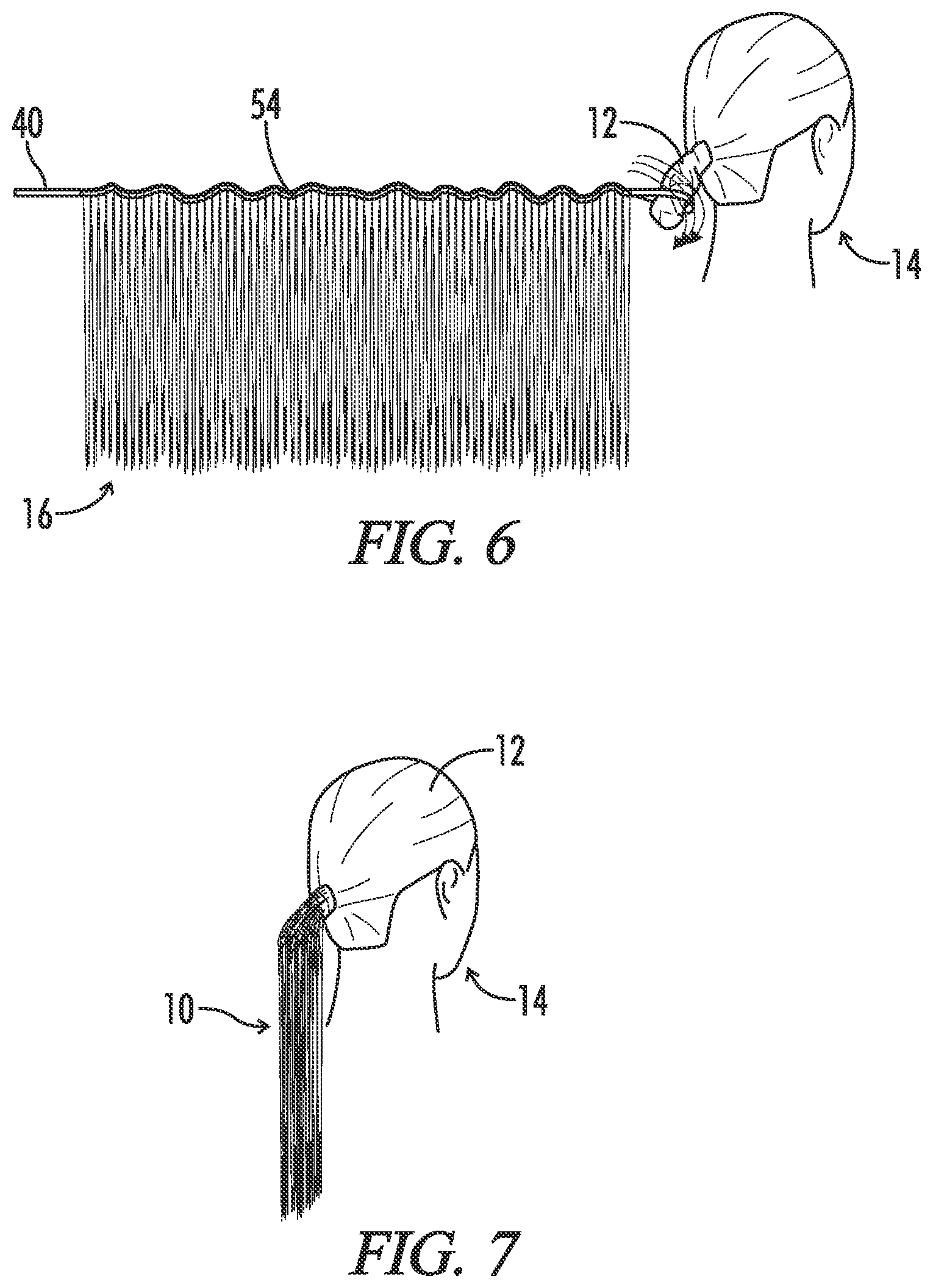 Patent US12137762 Figure 3 – Elastic ponytail extension