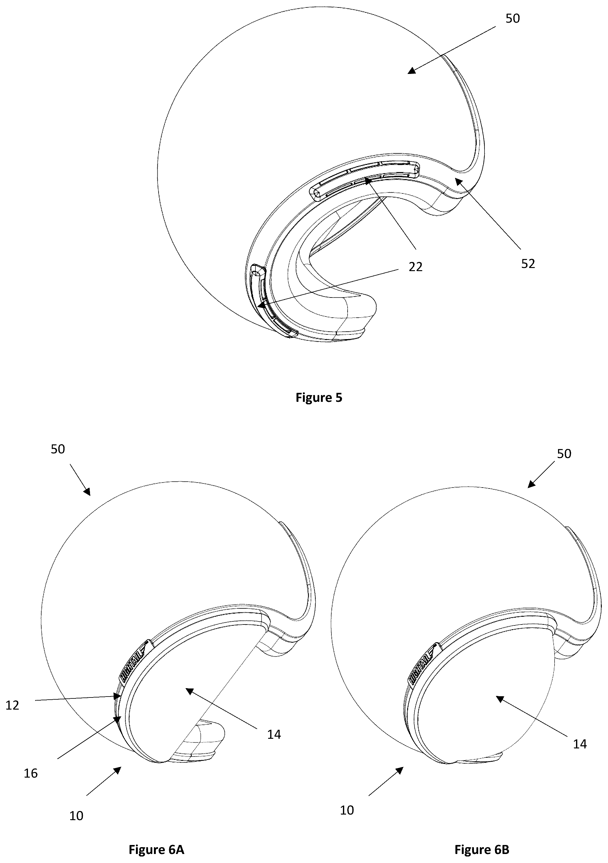 Patent US12137763 Figure 3 – Hair retainer for a helmet